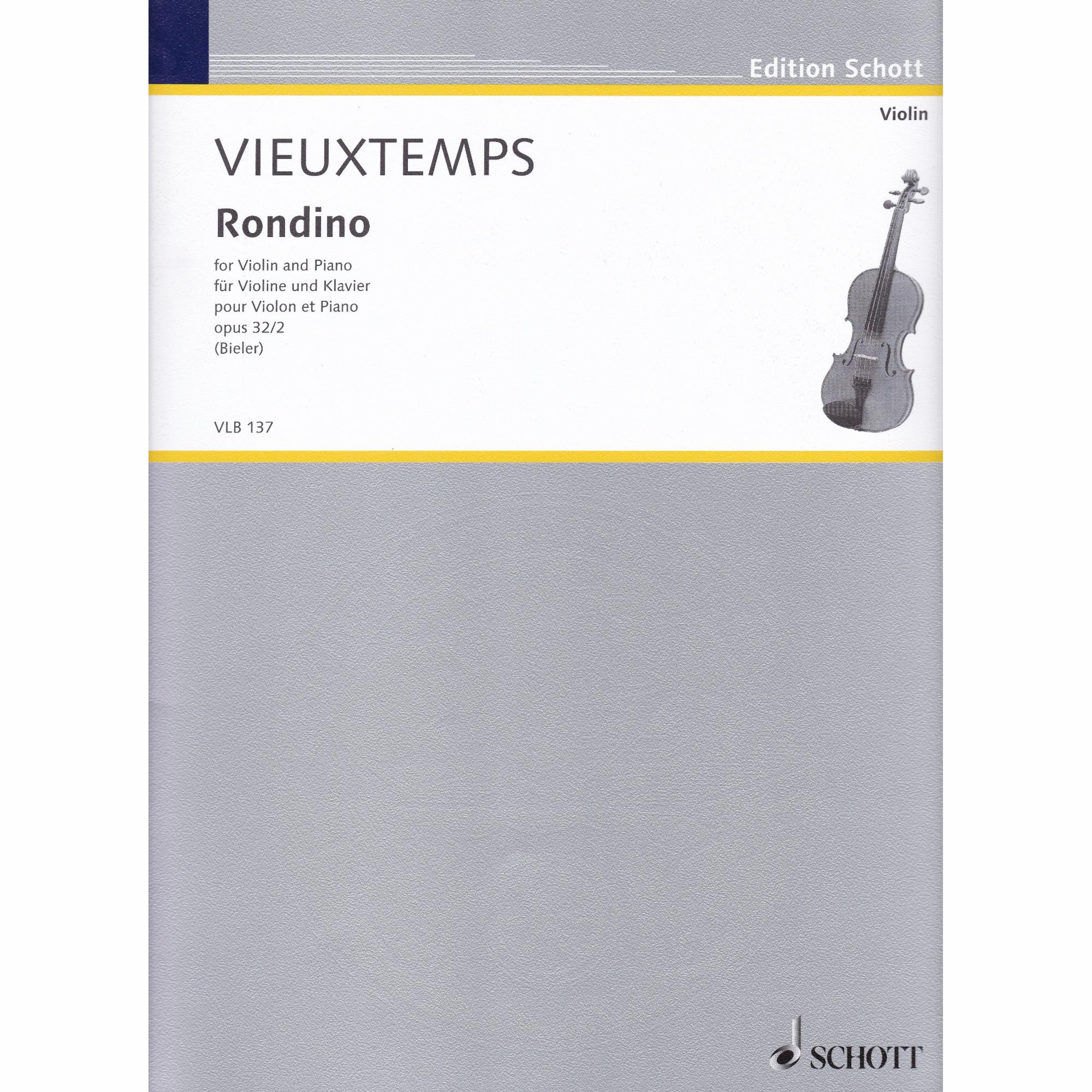 Rondino for Violin and Piano, Op. 32, No. 2