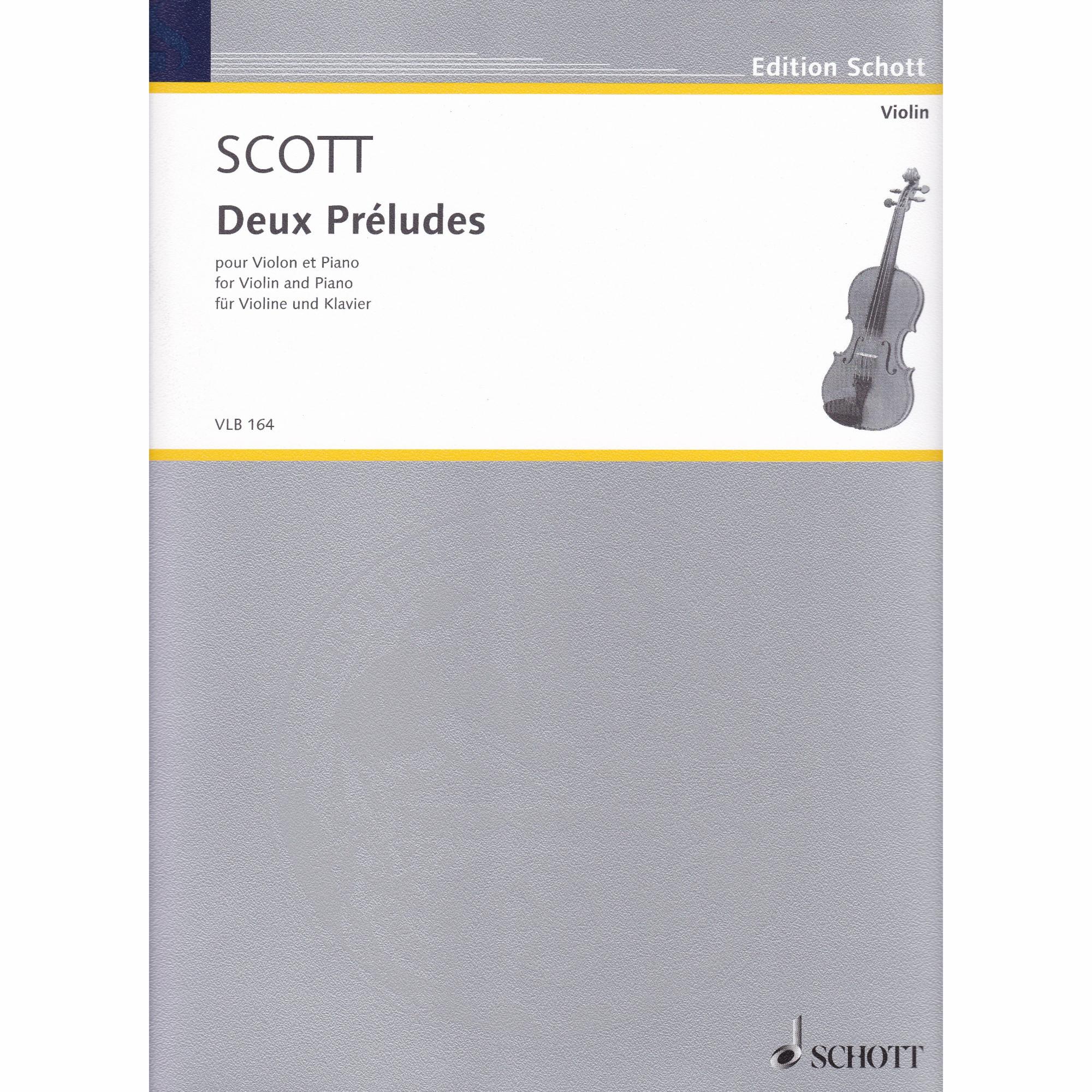 Two Preludes for Violin and Piano