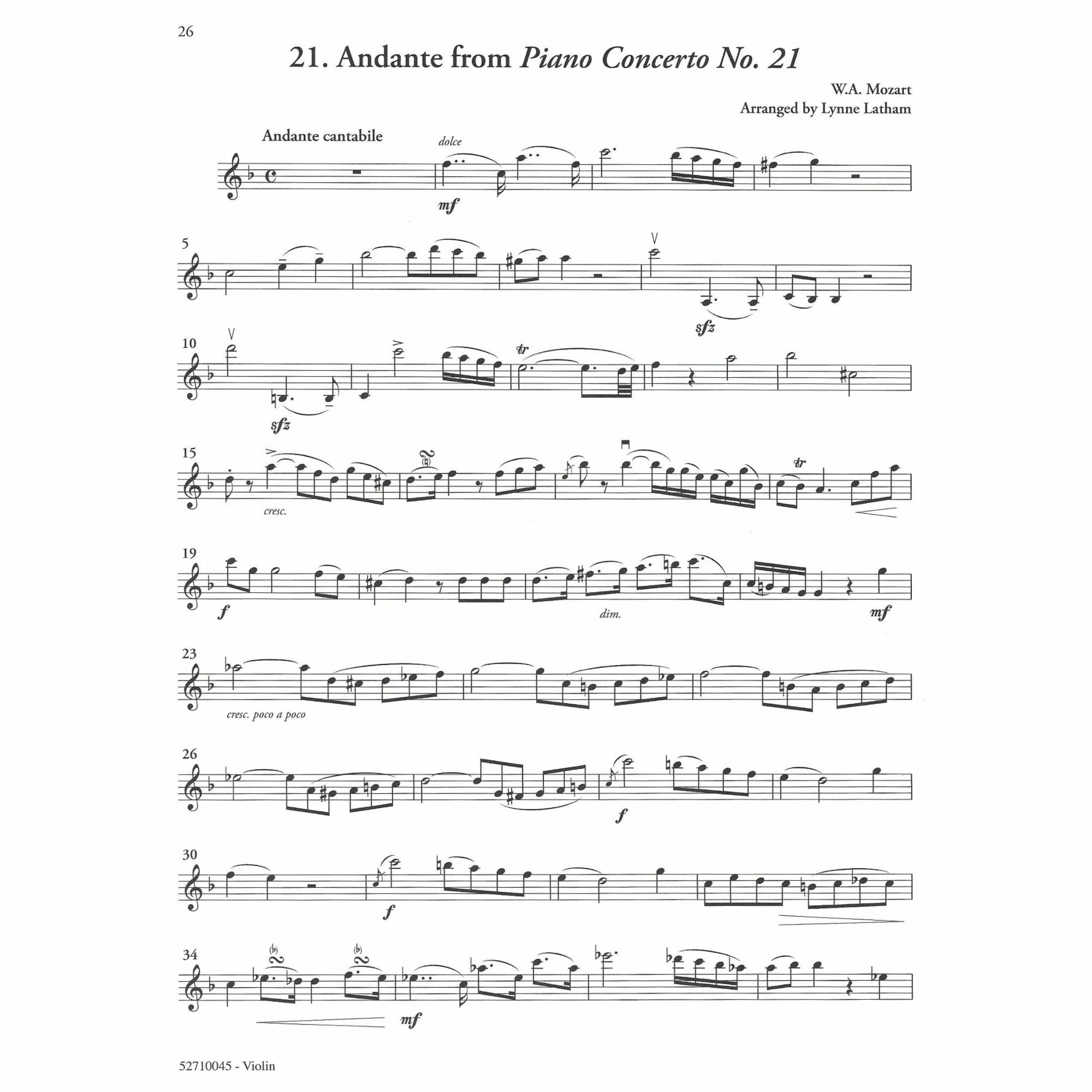 Sample: Violin (Pg. 26)