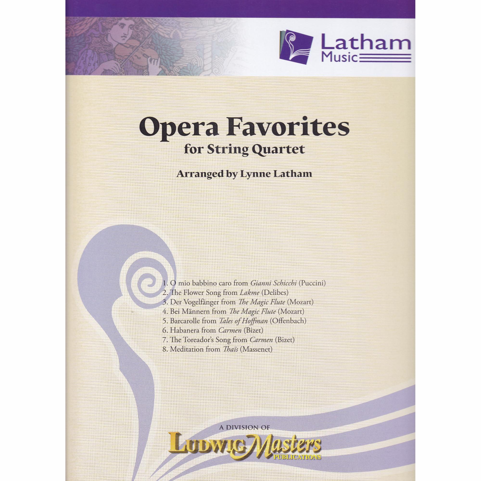 Opera Favorites For String Quartet