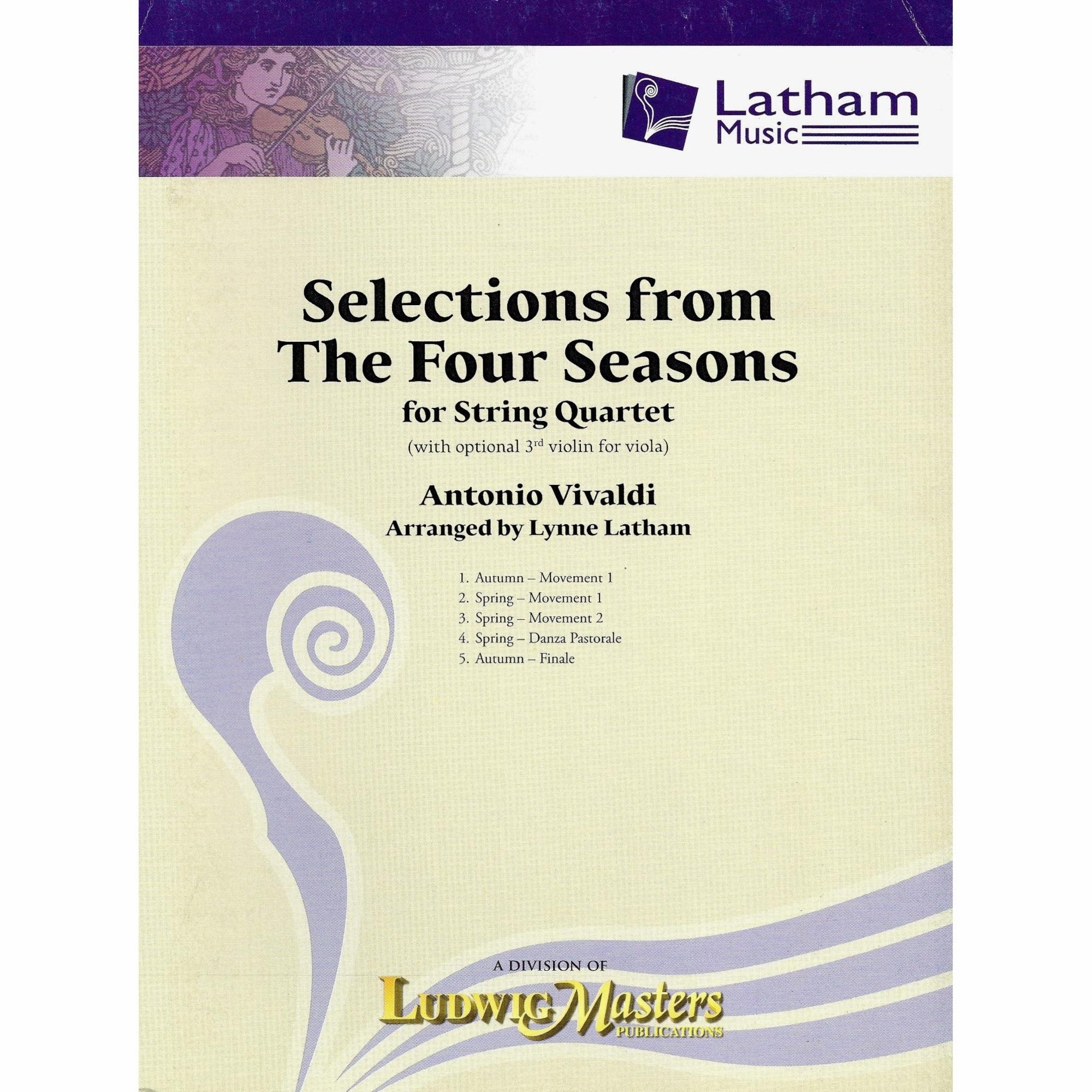 Selections from The Four Seasons for String Quartet