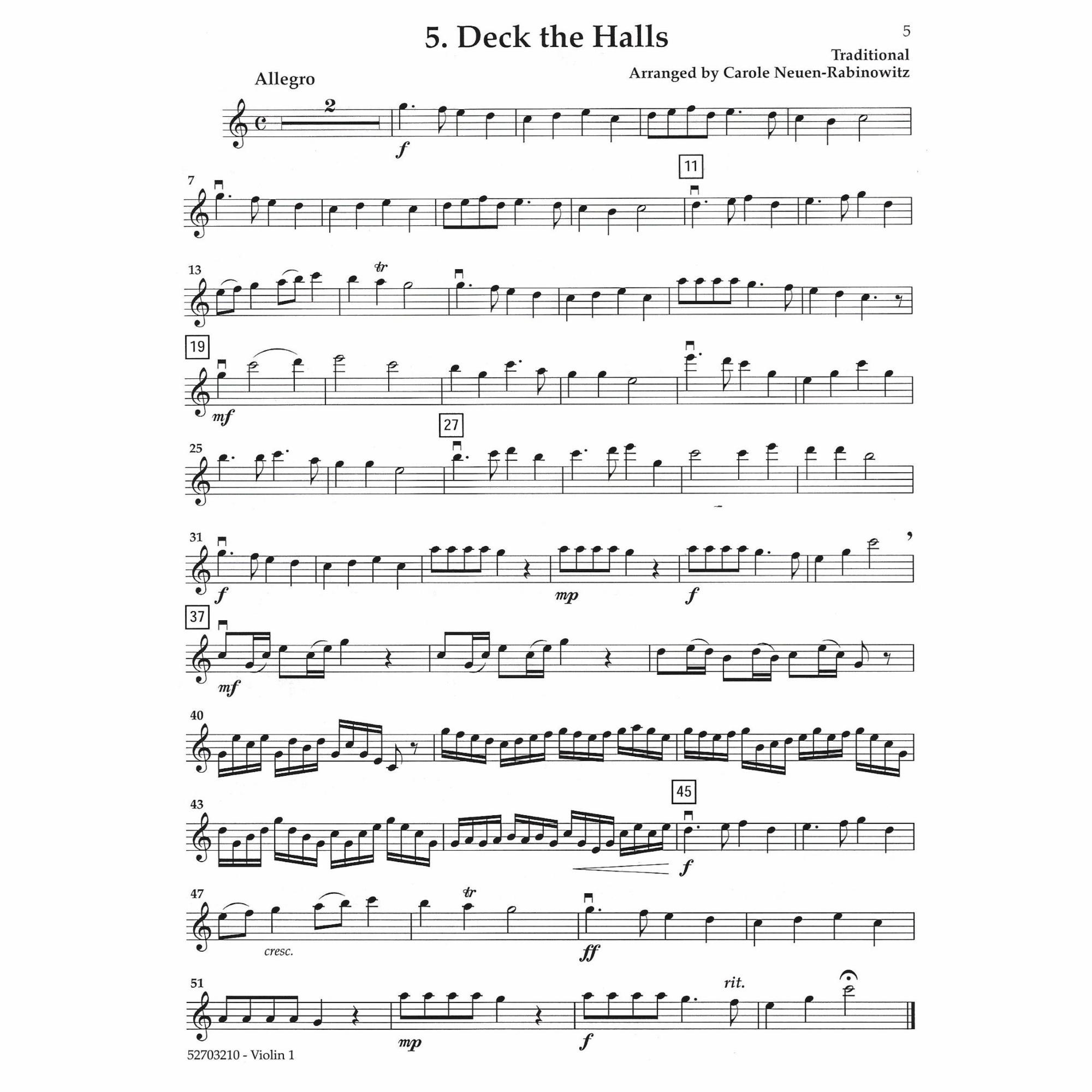 Sample: Vol. 1, Violin I