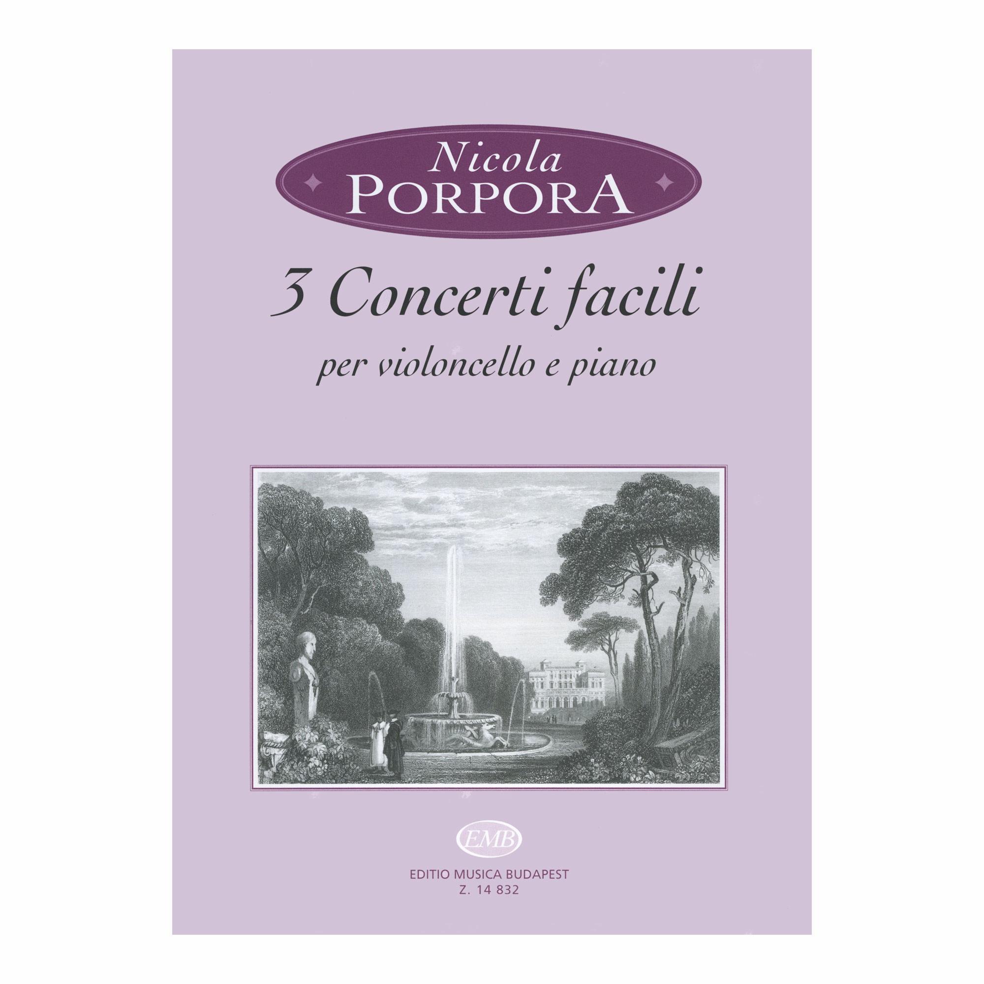 3 Concerti facili for Cello and Piano