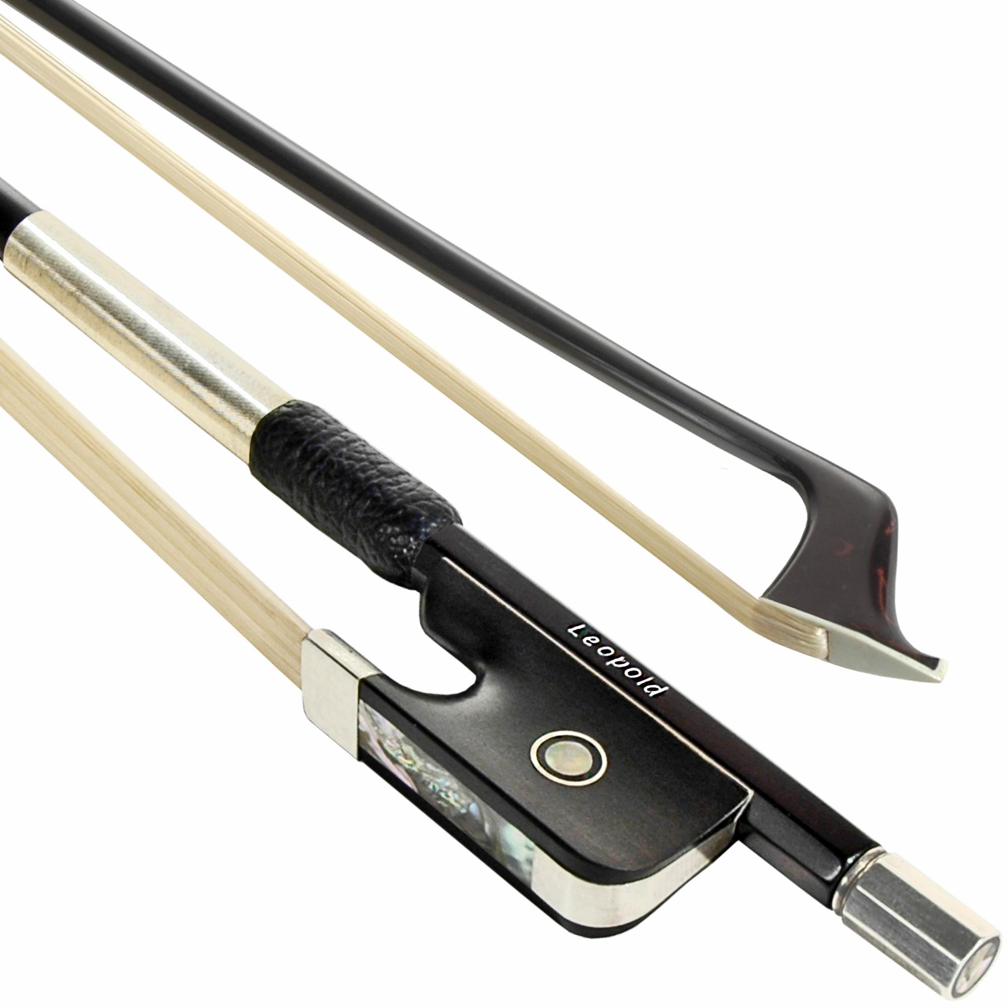 Leopold Round Carbon Fiber Viola Bow