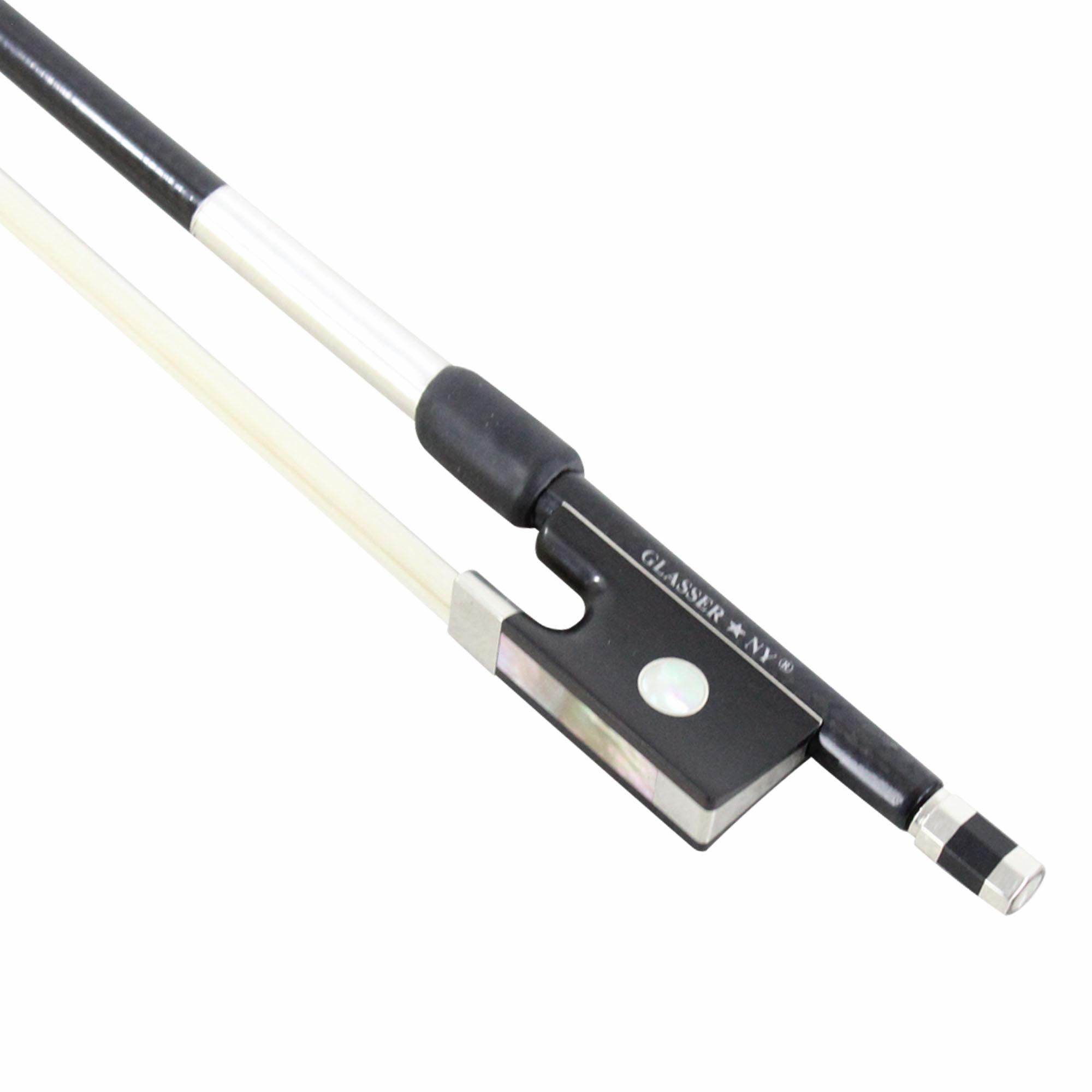 Glasser Braided Carbon Fiber  Violin Bow w/Nickel-Silver tip