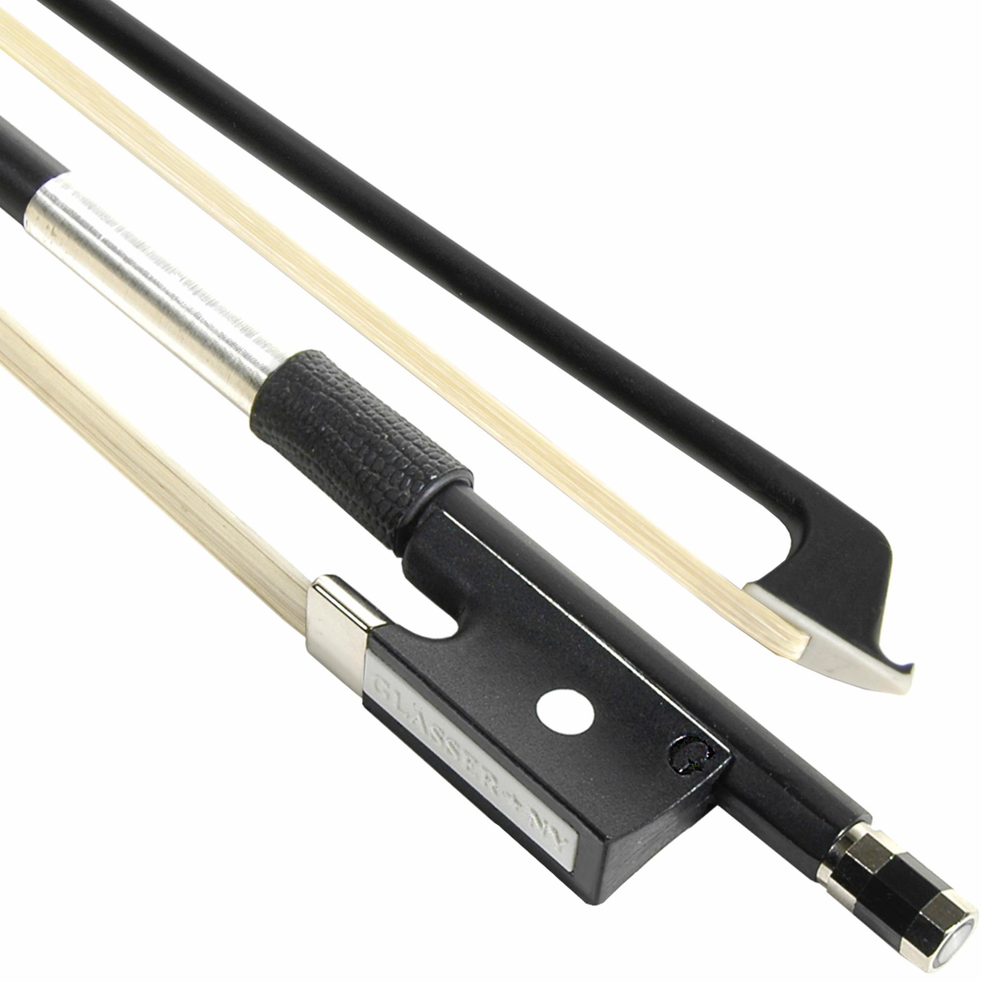 Glasser Wire Grip Round Fiberglass Violin Bow