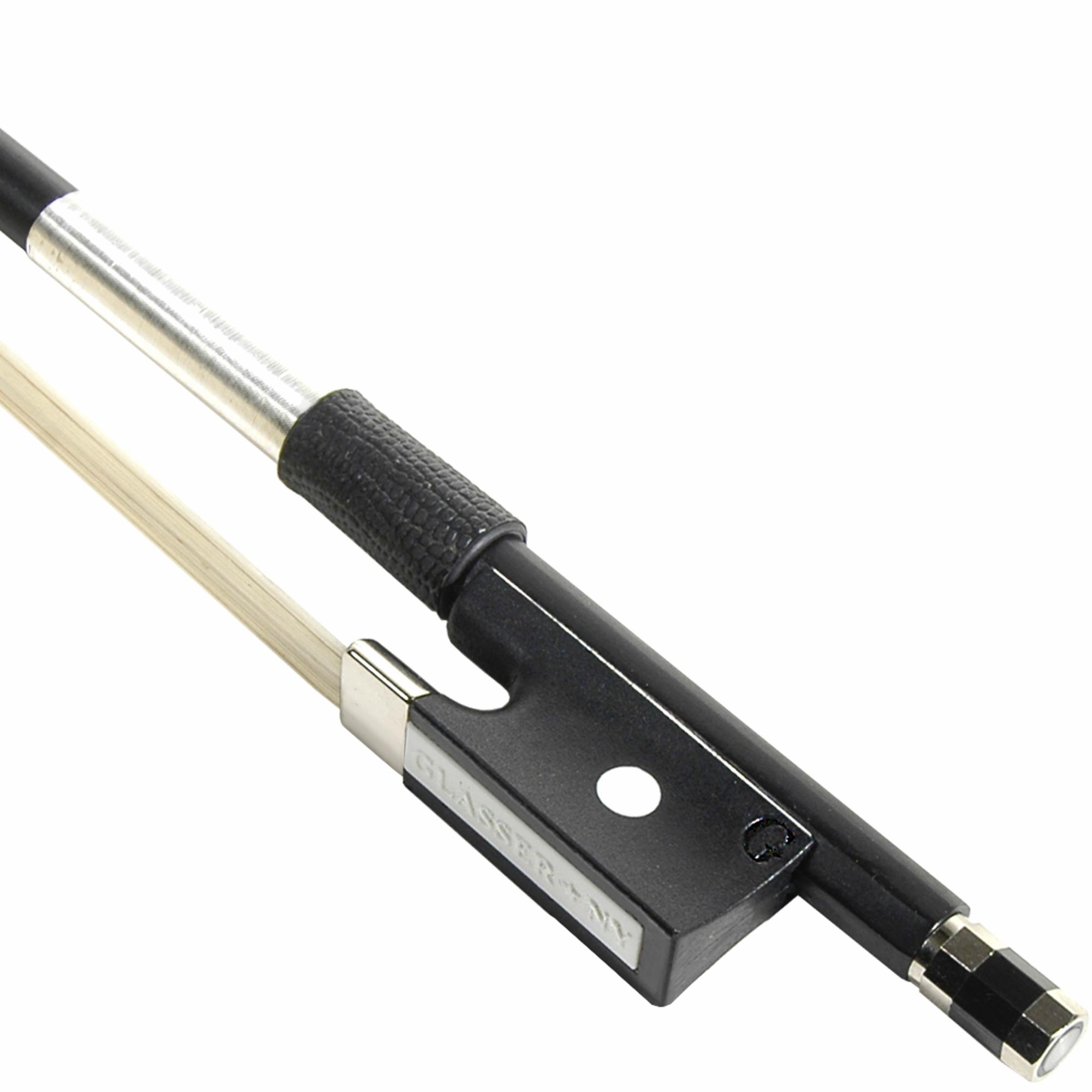 Glasser Wire Grip Round Fiberglass Violin Bow