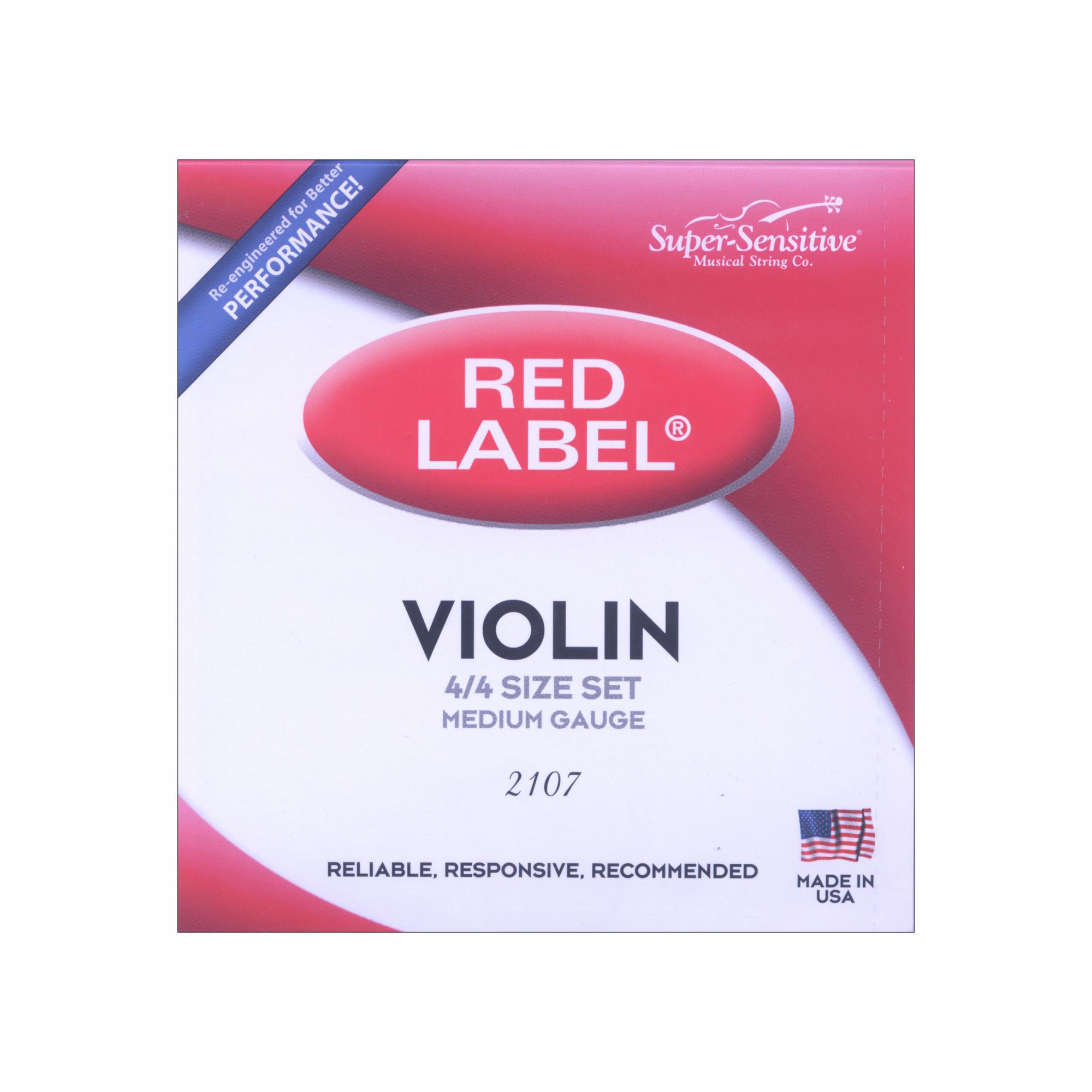D'Addario Red Label Violin Strings