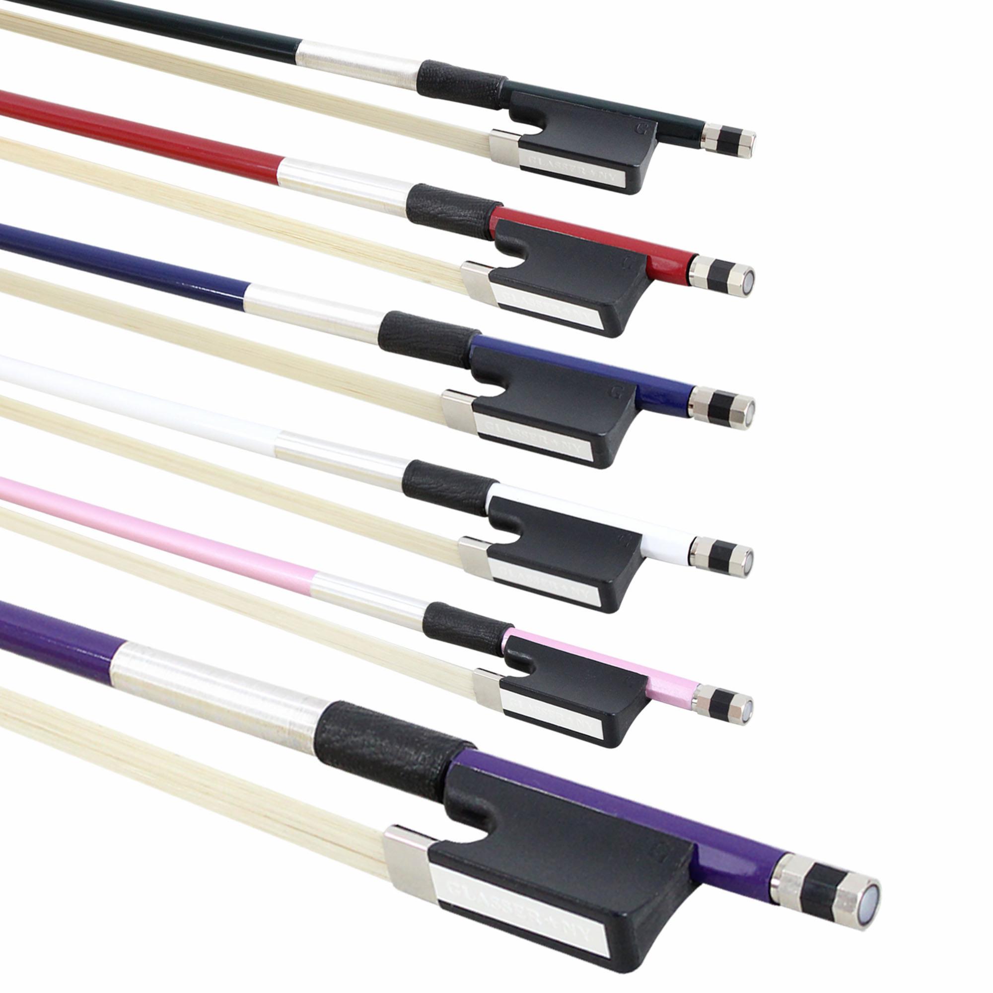 Glasser Colored Stick Fiberglass Cello Bow