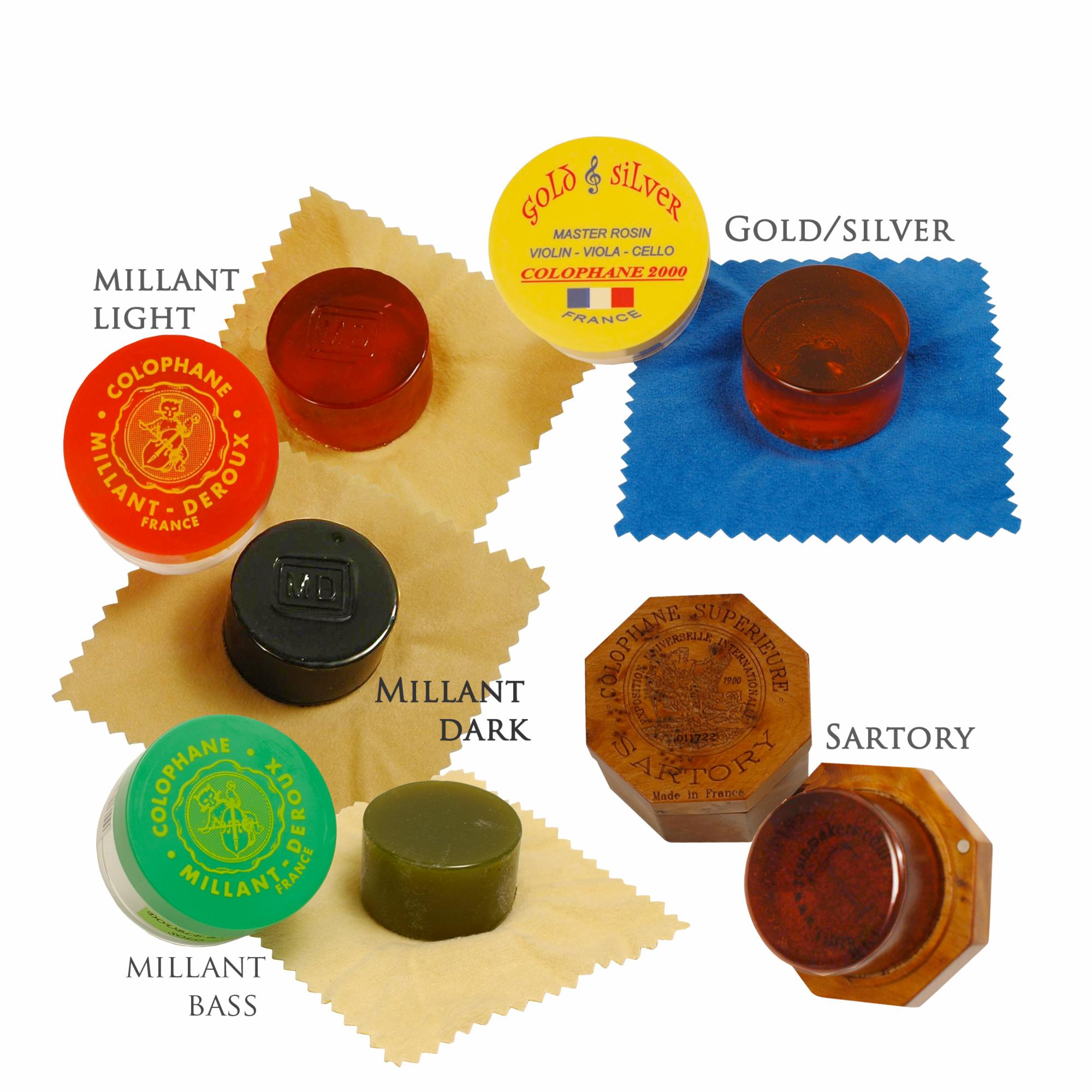 Rosin, Millant-Deroux, Sartory, Gold & Silver