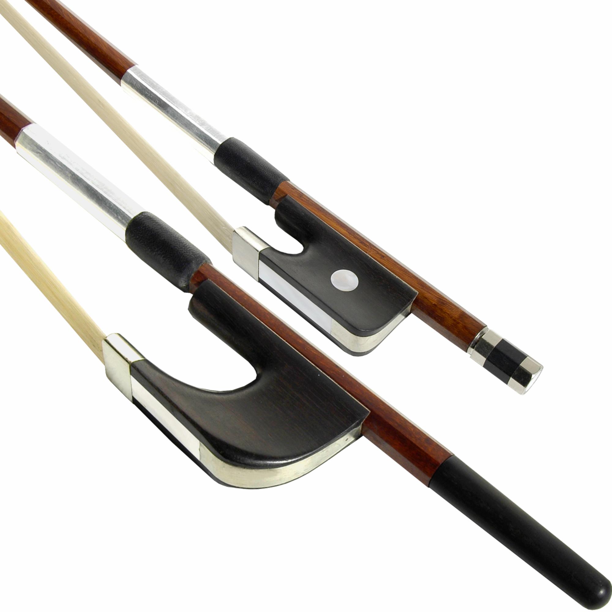 Klaus Mueller French or German Octagonal Fine Brazilwood Bass Bow