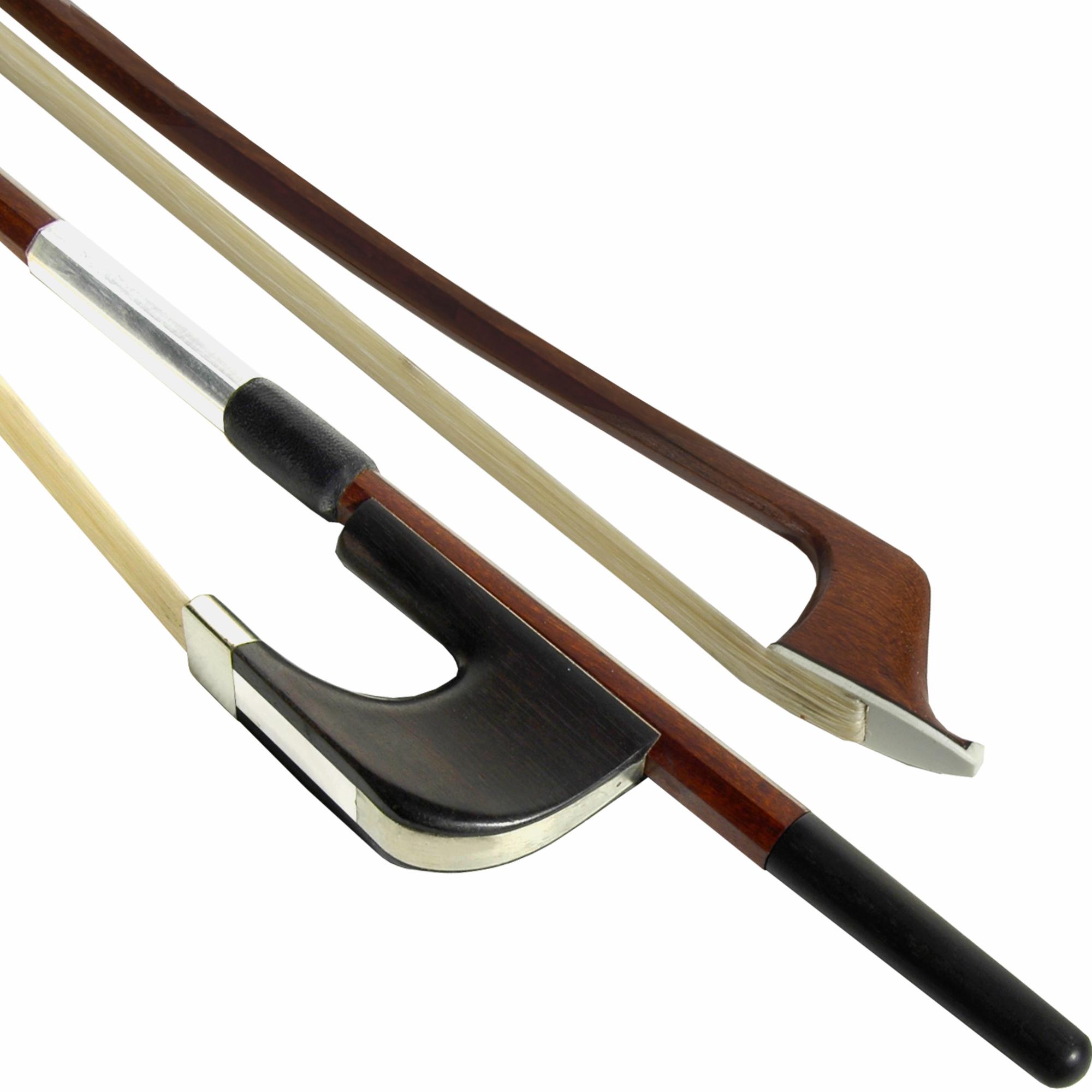 Klaus Mueller French or German Octagonal Fine Brazilwood Bass Bow