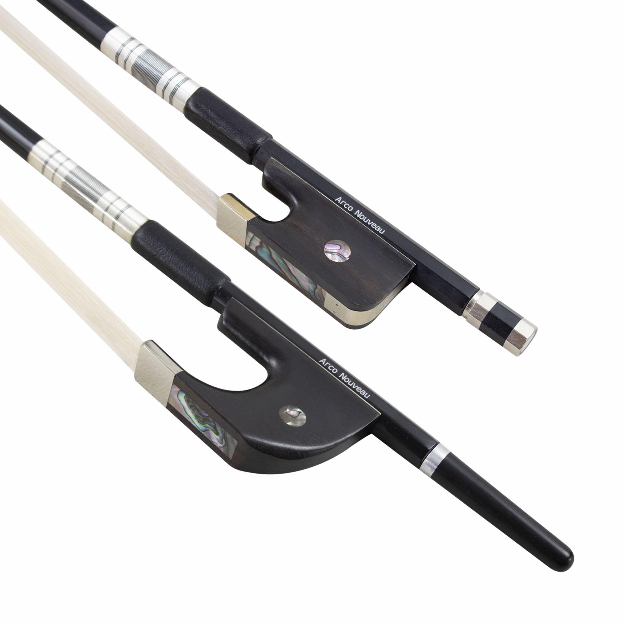 Arco Nouveau French or German Round Carbon Fiber Bass Bow