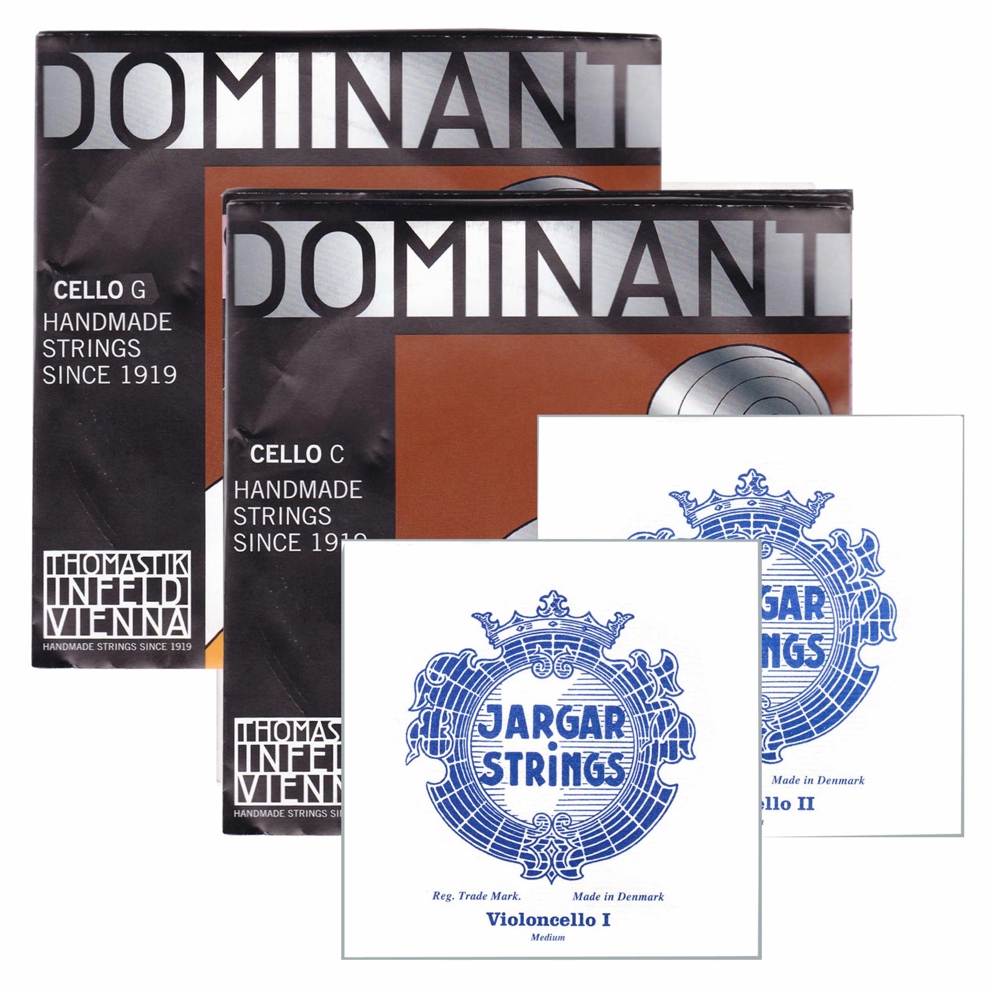 Custom Sets Jargar/Dominant Cello Strings