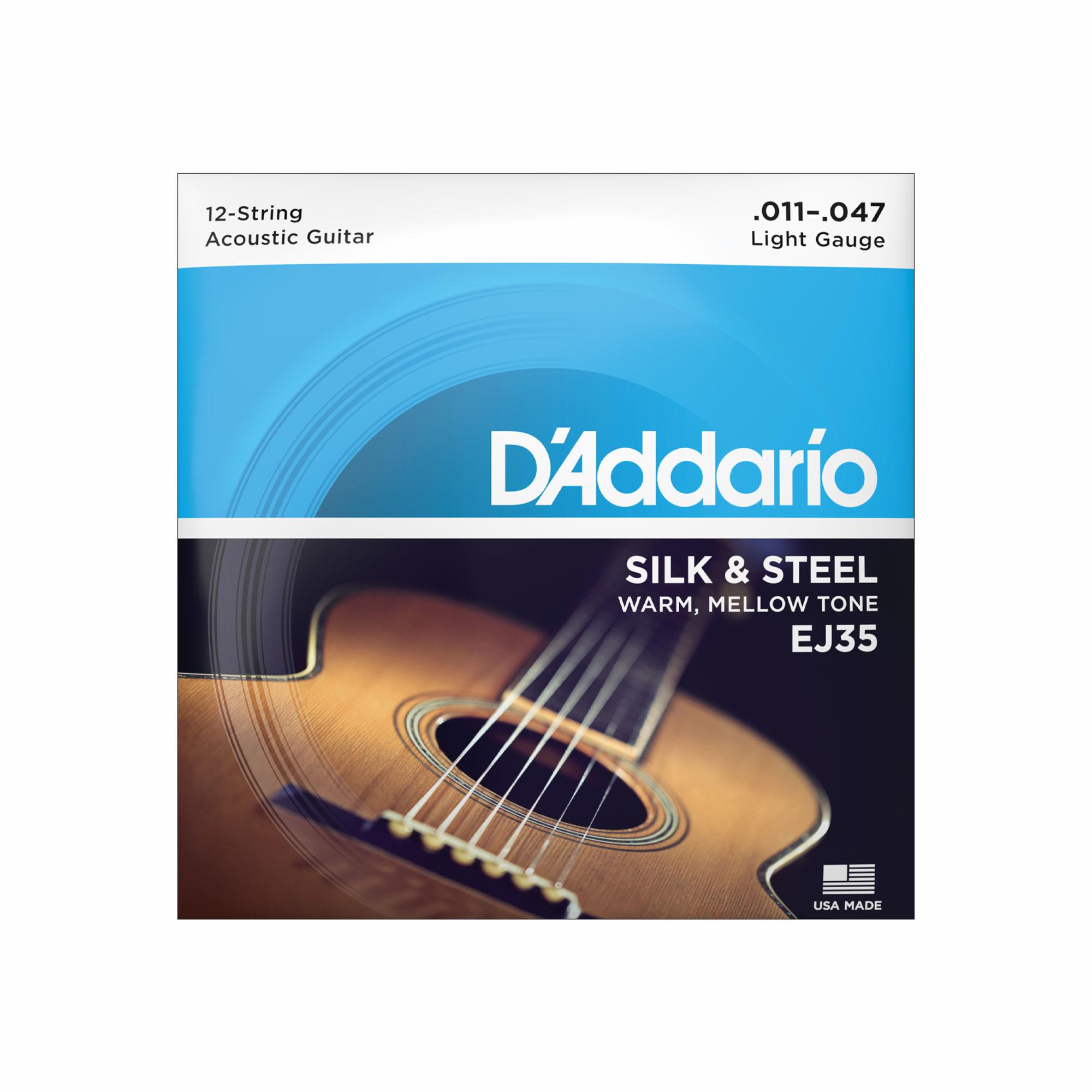 D'Addario Silk & Steel 12-String Set