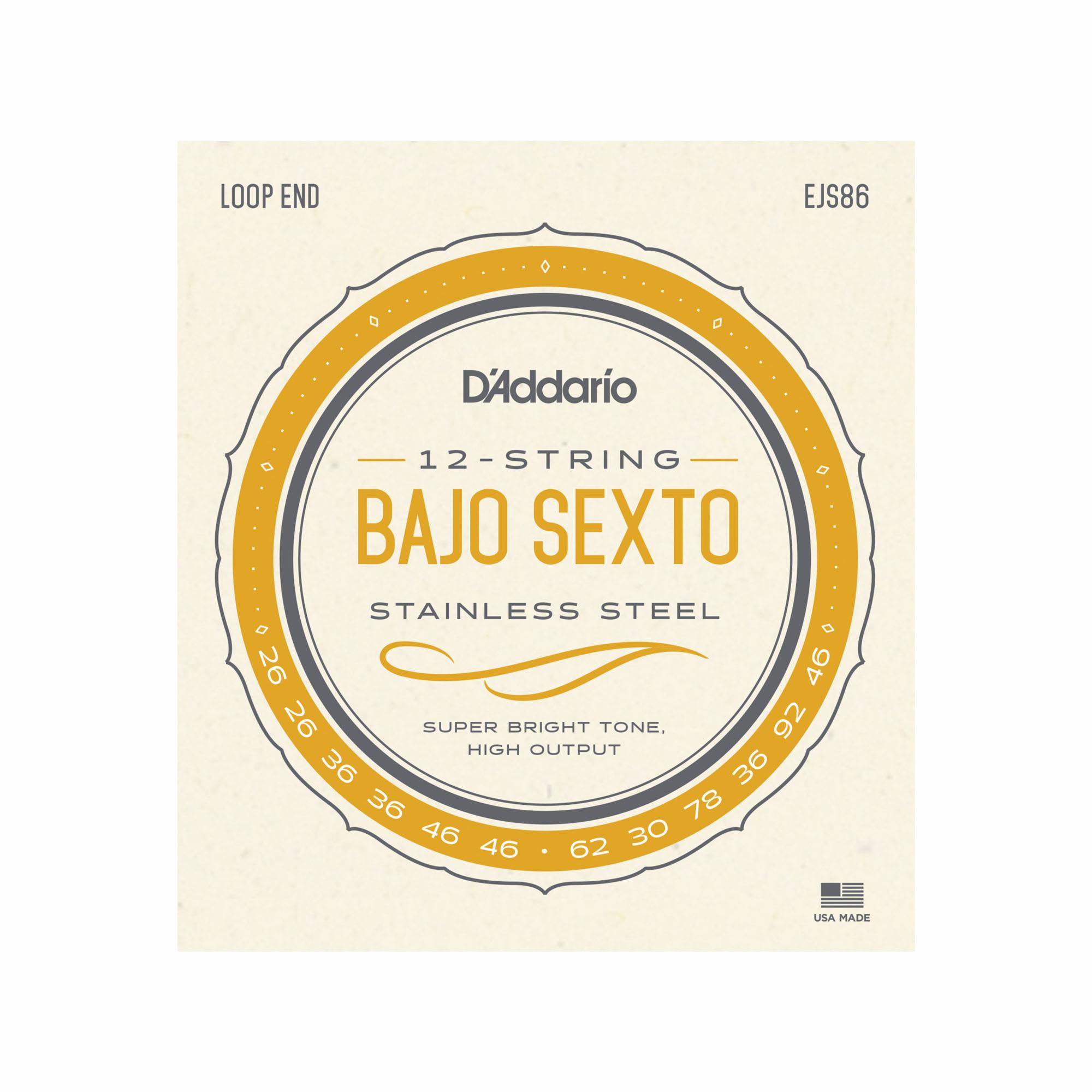 D'Addario Bajo Sexto Steel Mariachi Strings