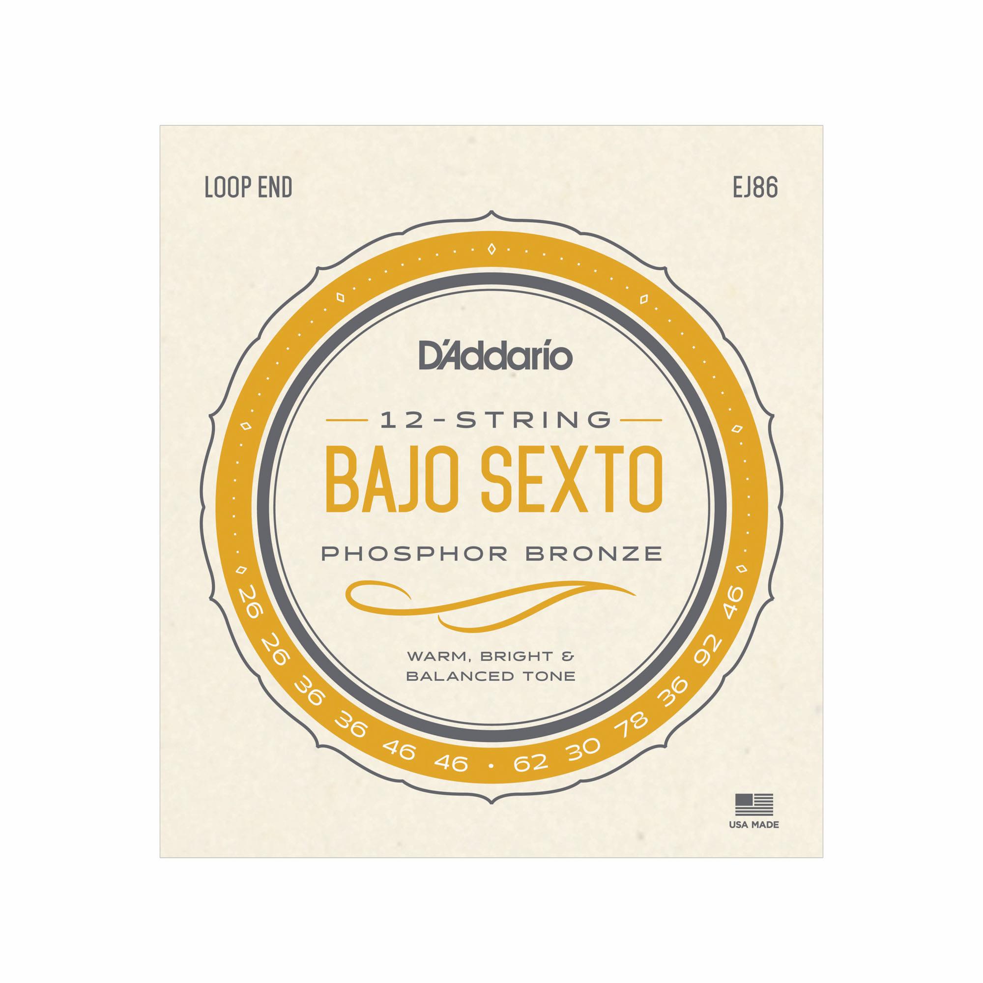 D'Addario EJ86 Bajo Sexto Mariachi Strings