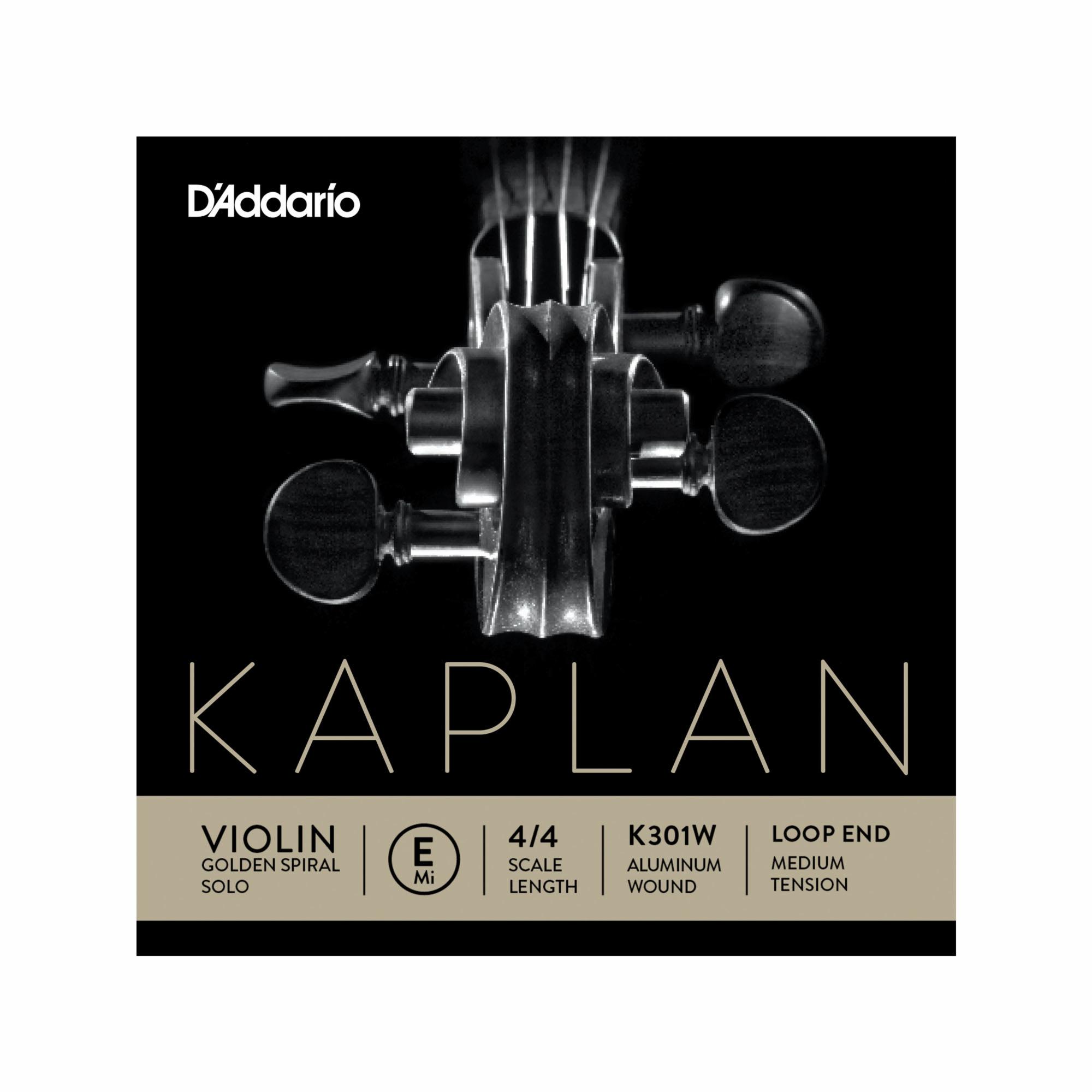 D'Addario Kaplan Golden Spiral Solo Violin E String