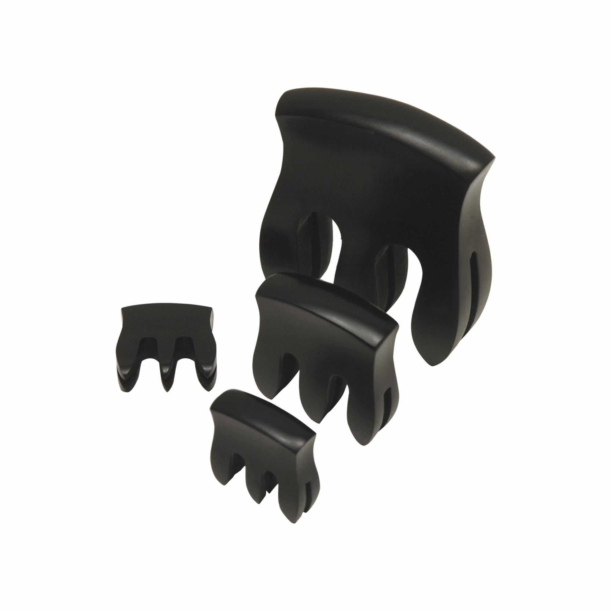 3-Prong Ebony Mutes