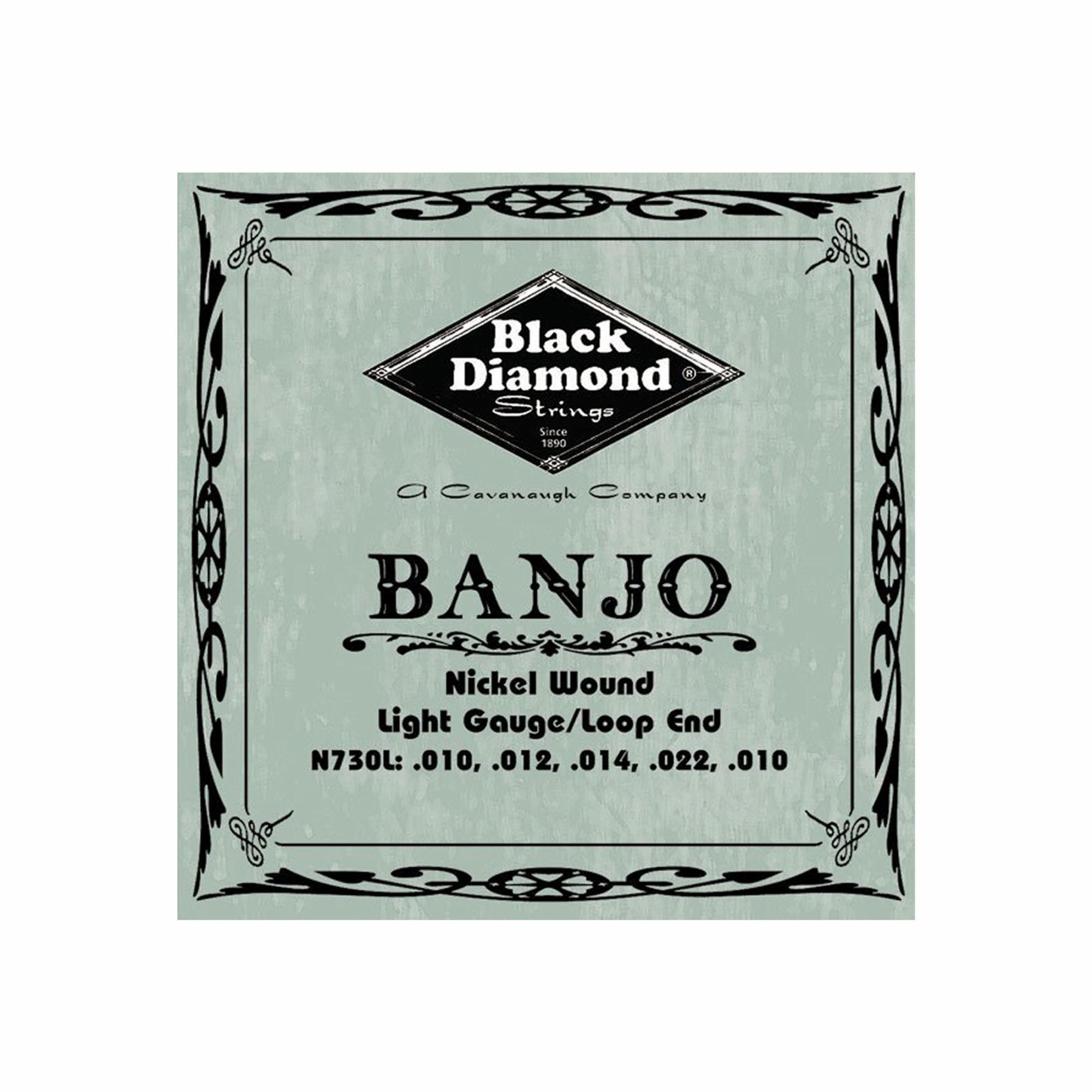 Black Diamond Nickel Folk/Banjo Strings