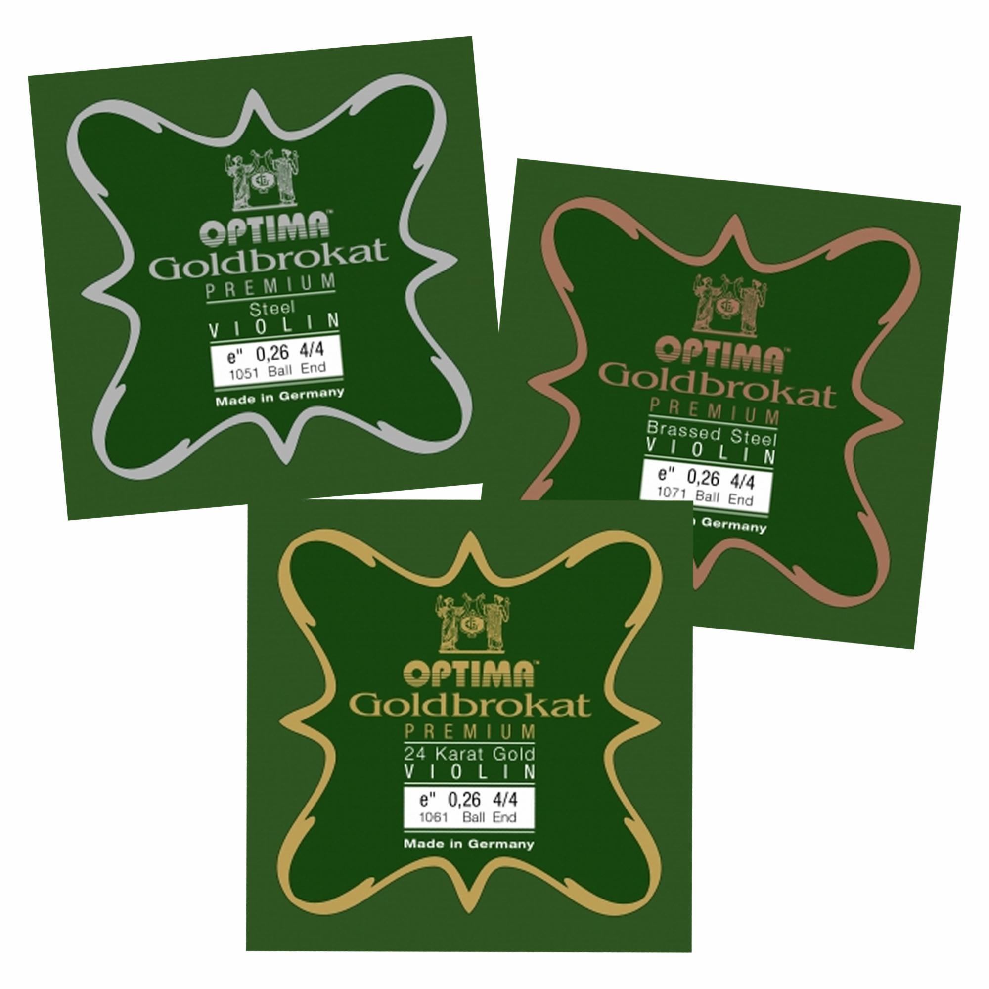 Optima Goldbrokat Premium Violin E Strings