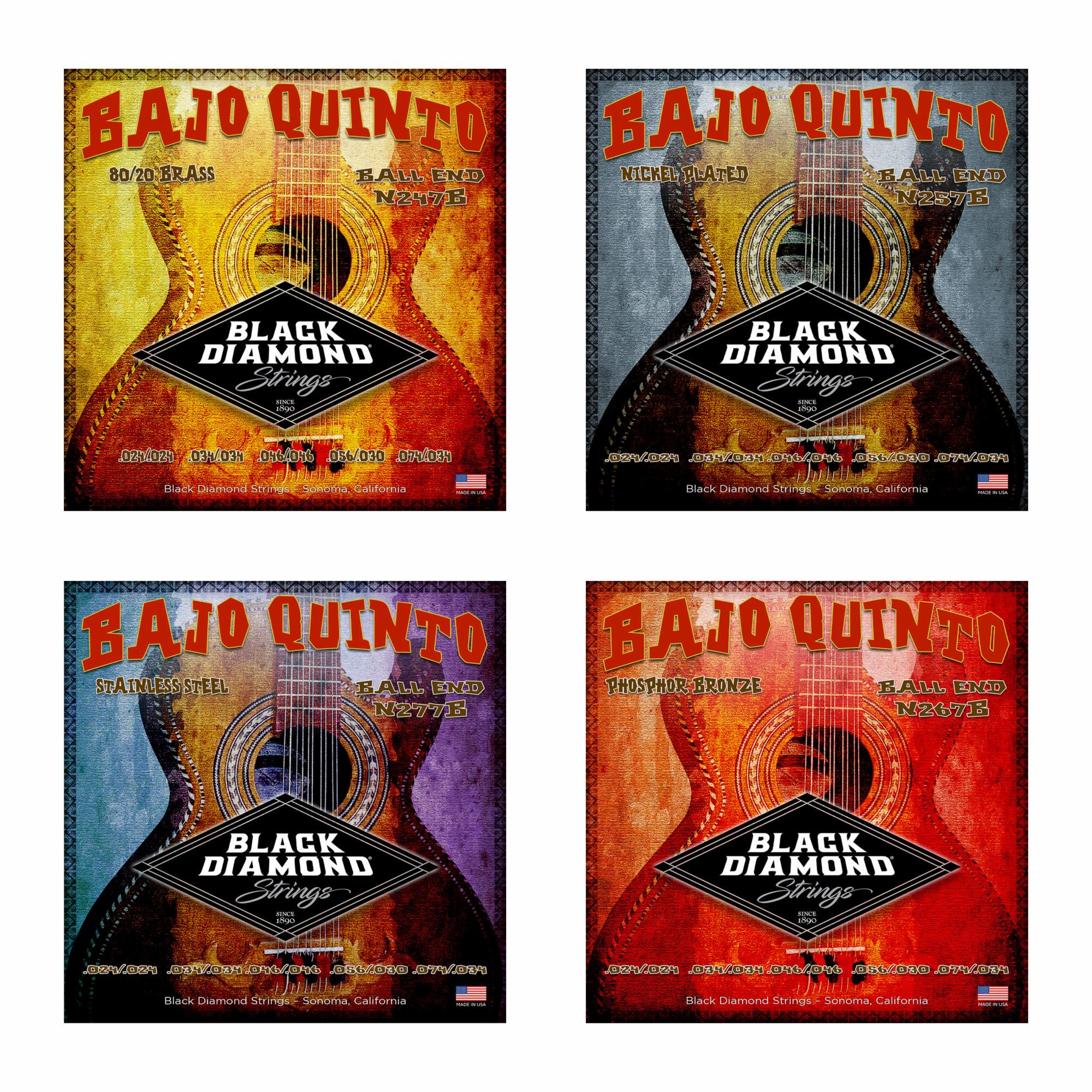 Black Diamond Bajo Quinto Folk/Mariachi Strings