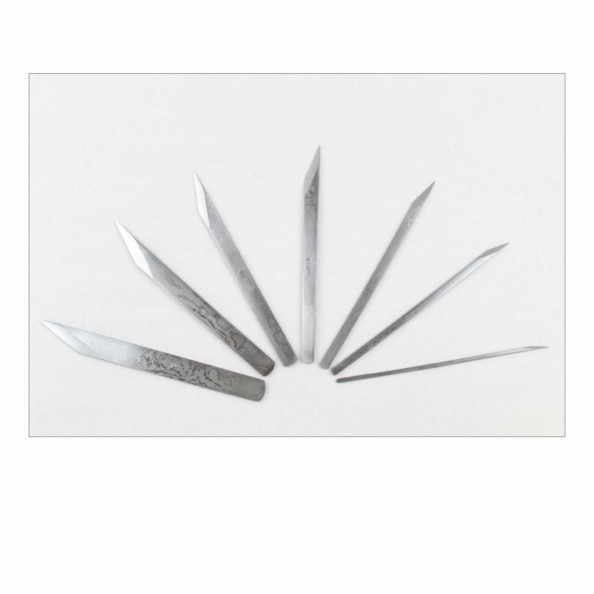 Kiridashi Double Bevel Blade Knives