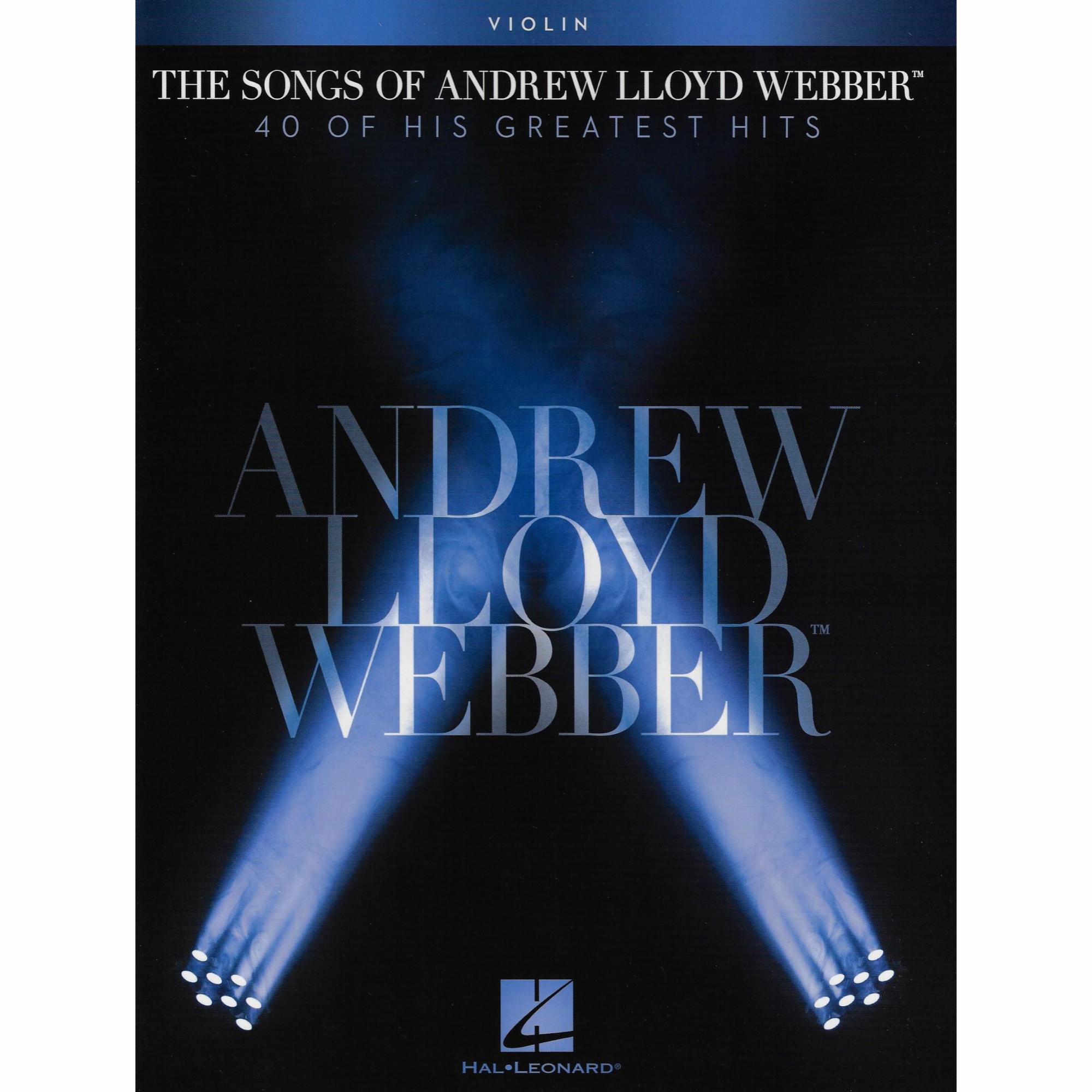 The Songs of Andrew Lloyd Webber for Violin, Viola, or Cello
