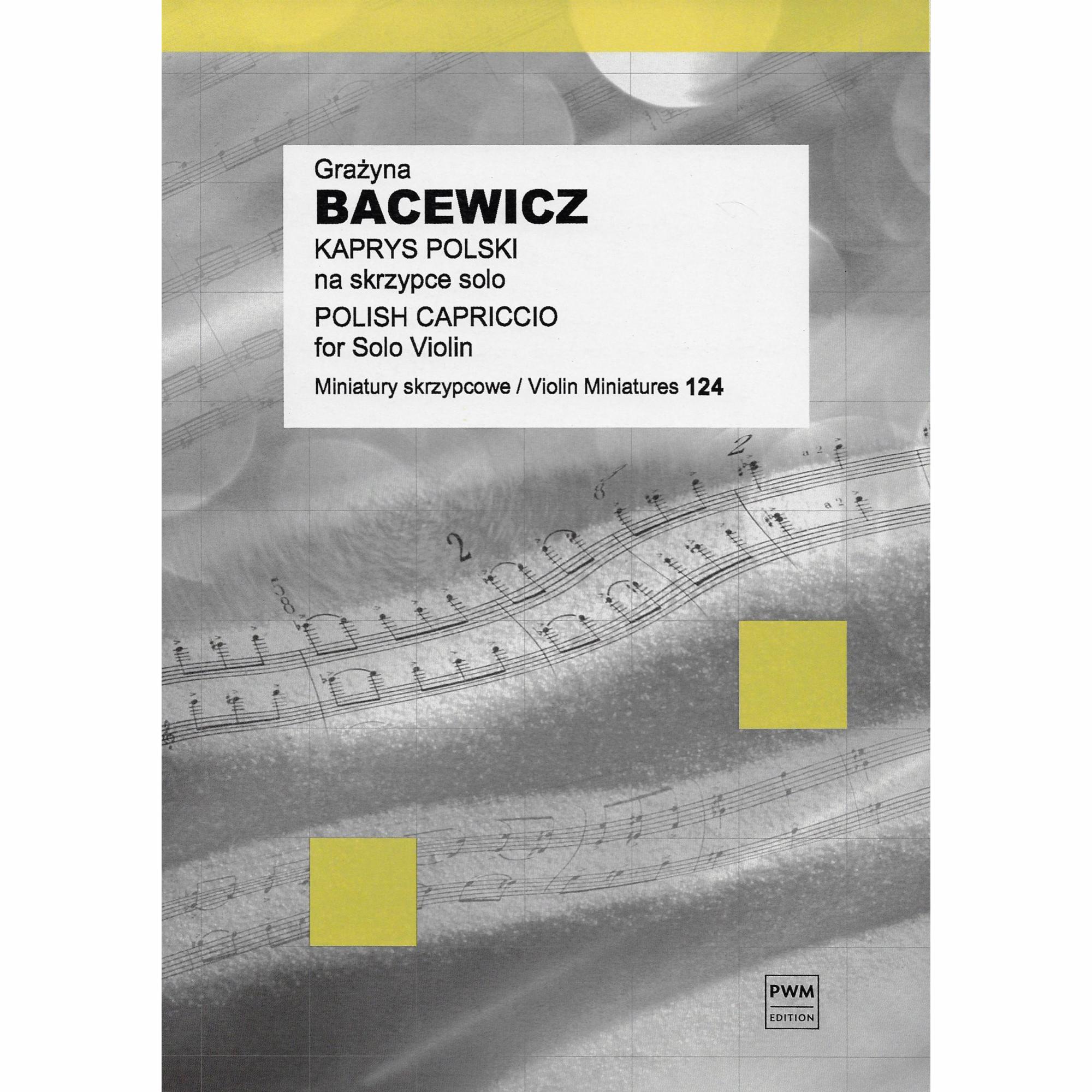 Bacewicz -- Polish Caprice for Solo Violin