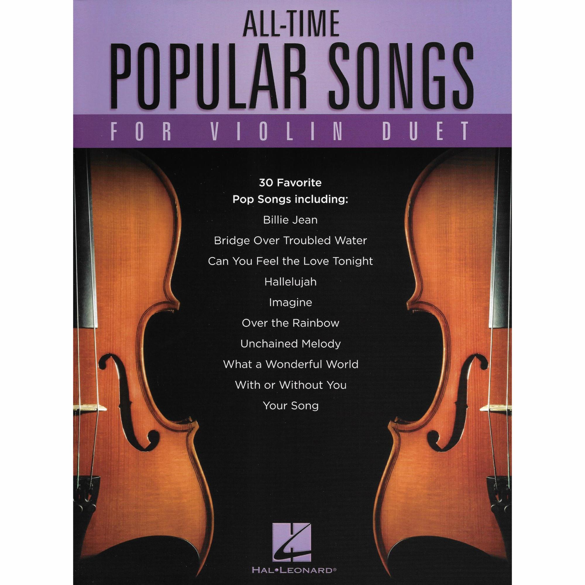 All-Time Popular Songs for Violin Duet