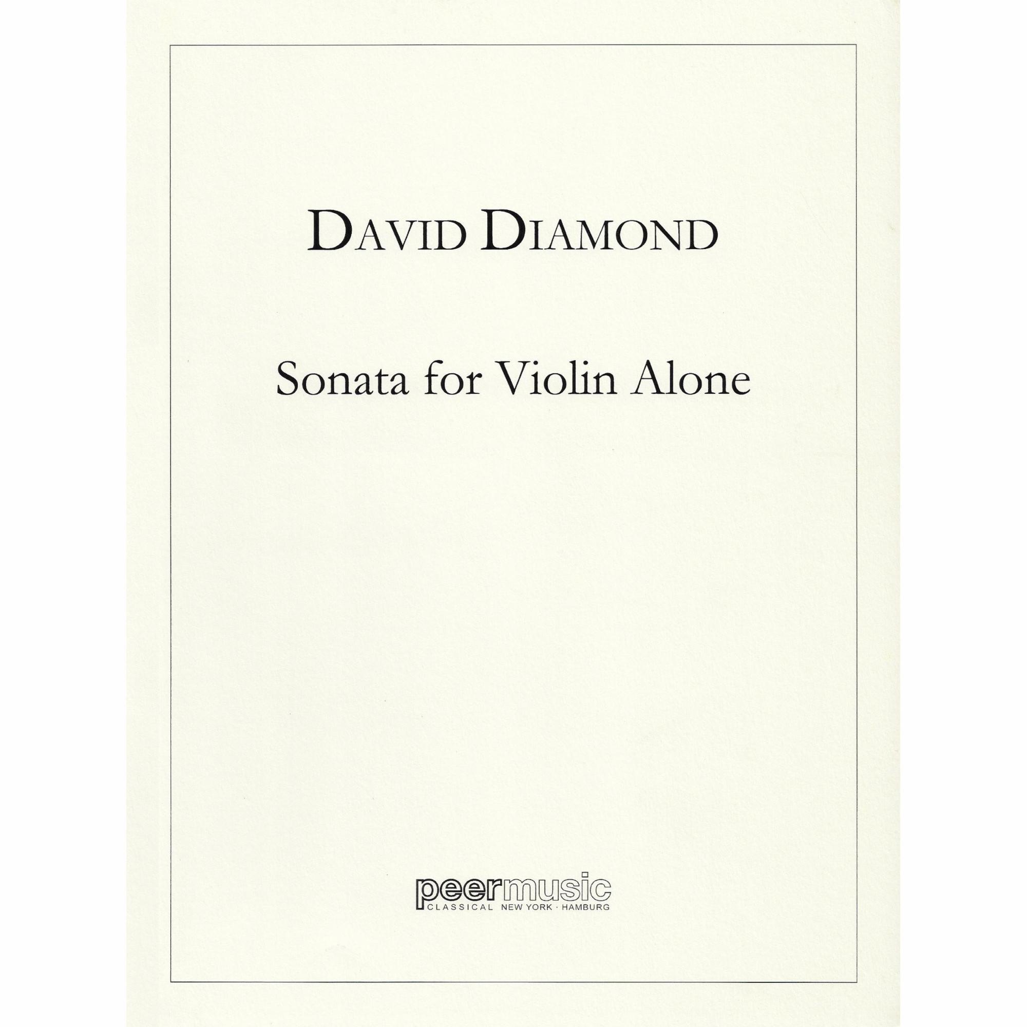 Diamond -- Sonata for Violin and Piano