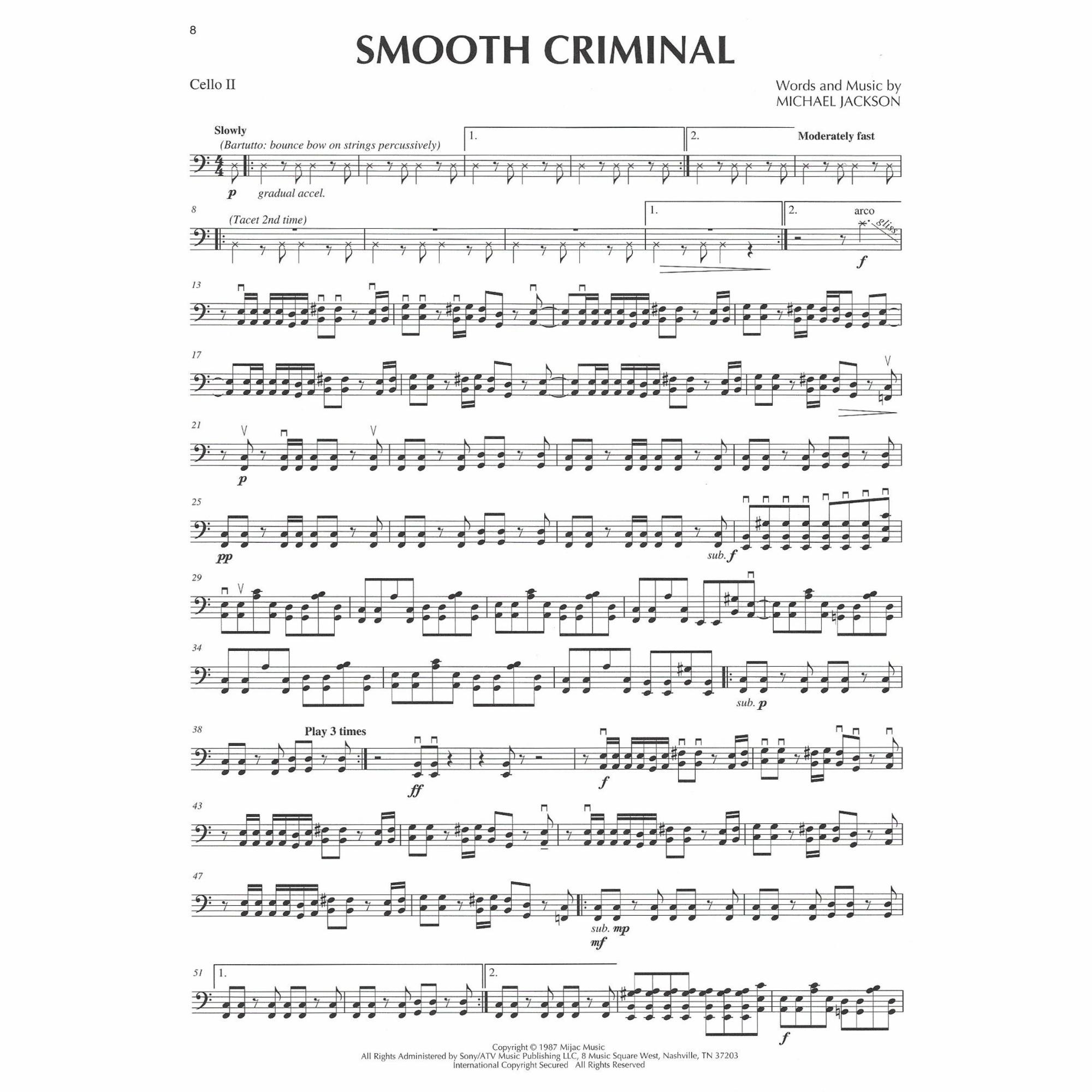 Sample: Cello II (Pg. 8)