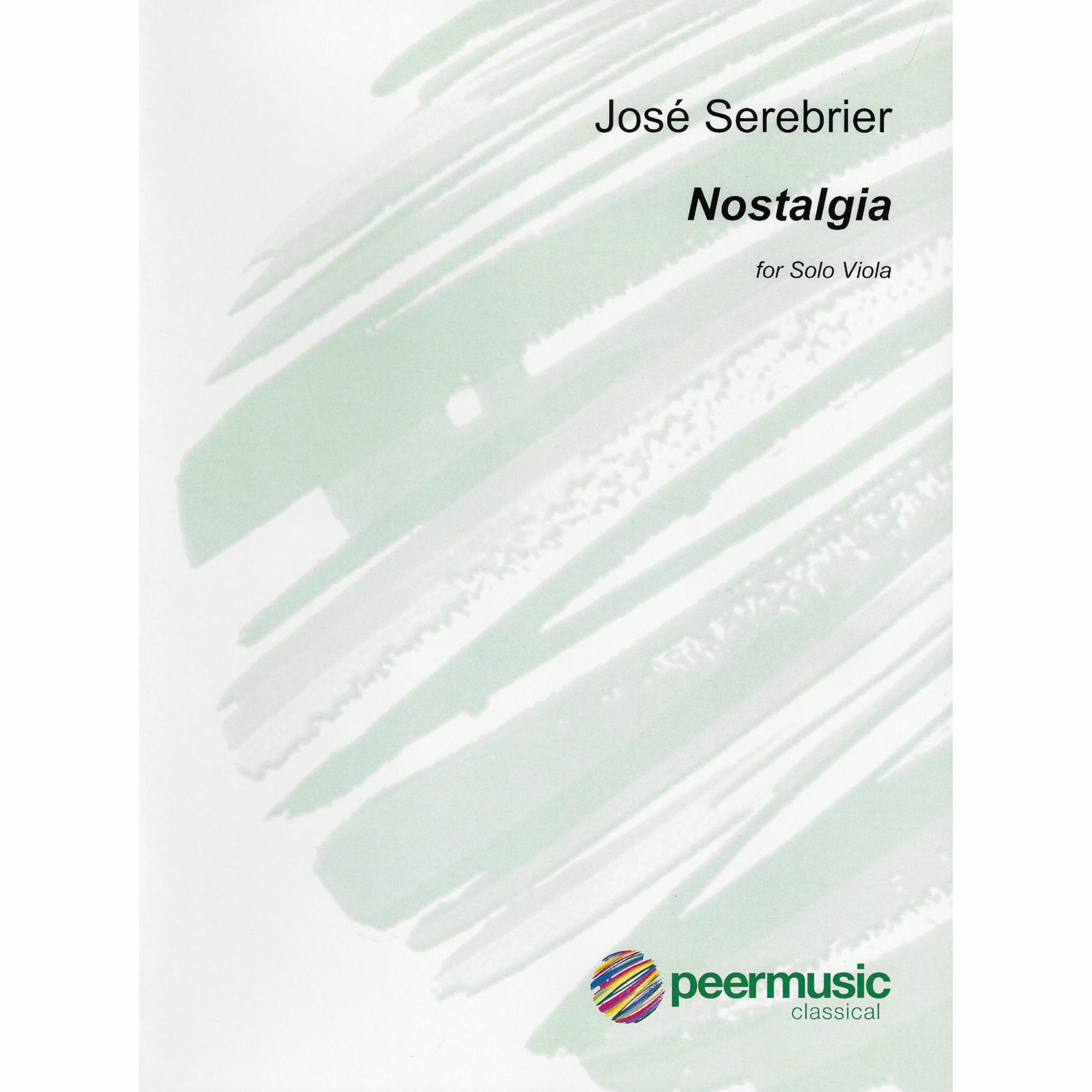 Serebrier -- Nostalgia for Solo Viola