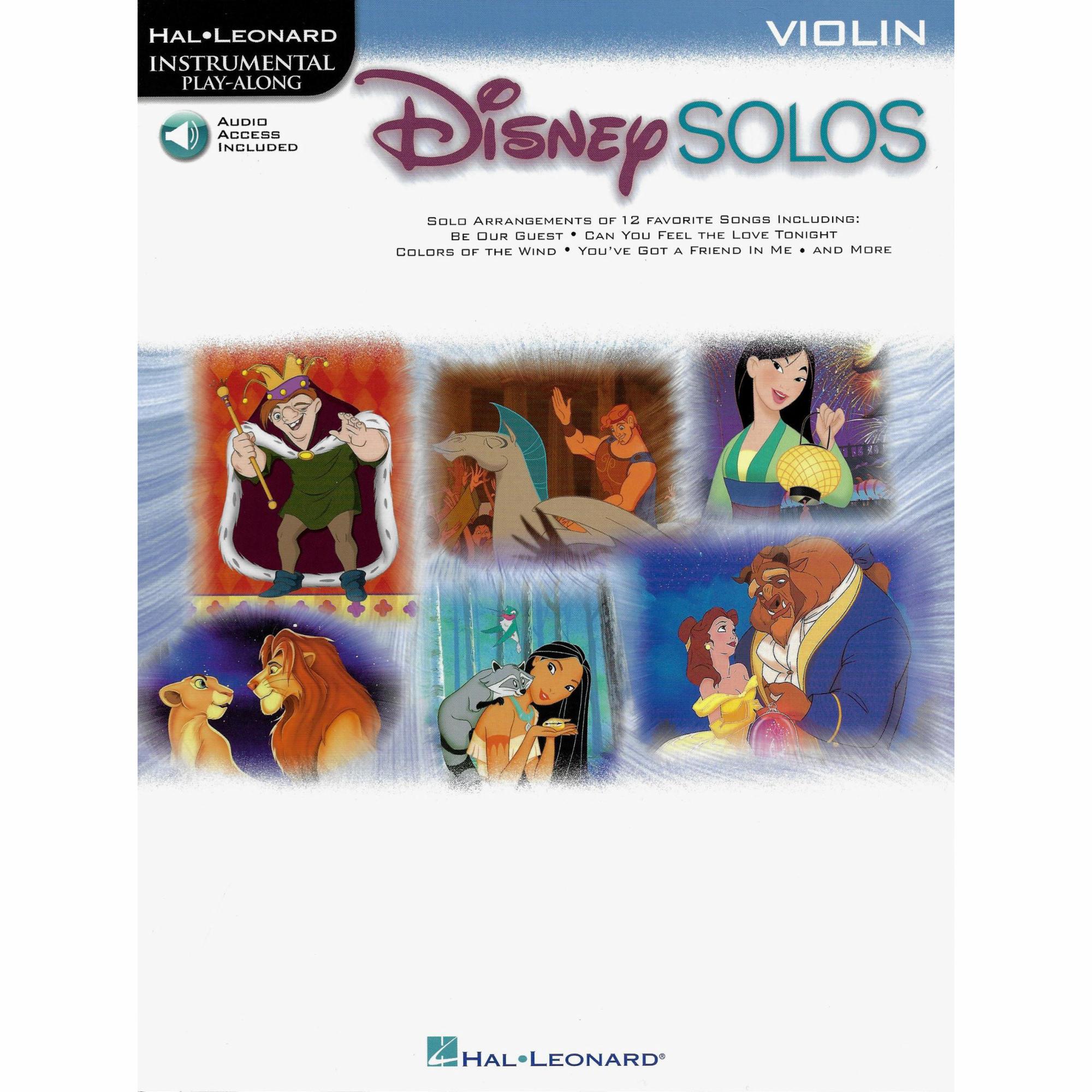 Disney Solos for Violin, Viola, or Cello