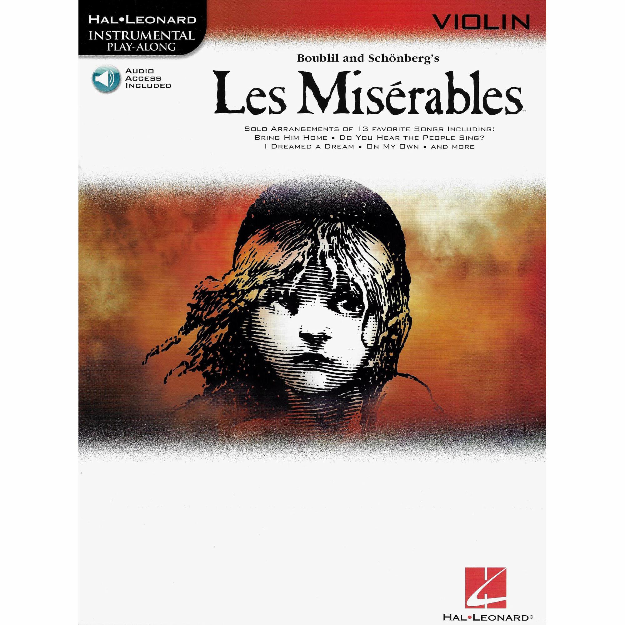 Les Miserables for Violin, Viola, or Cello