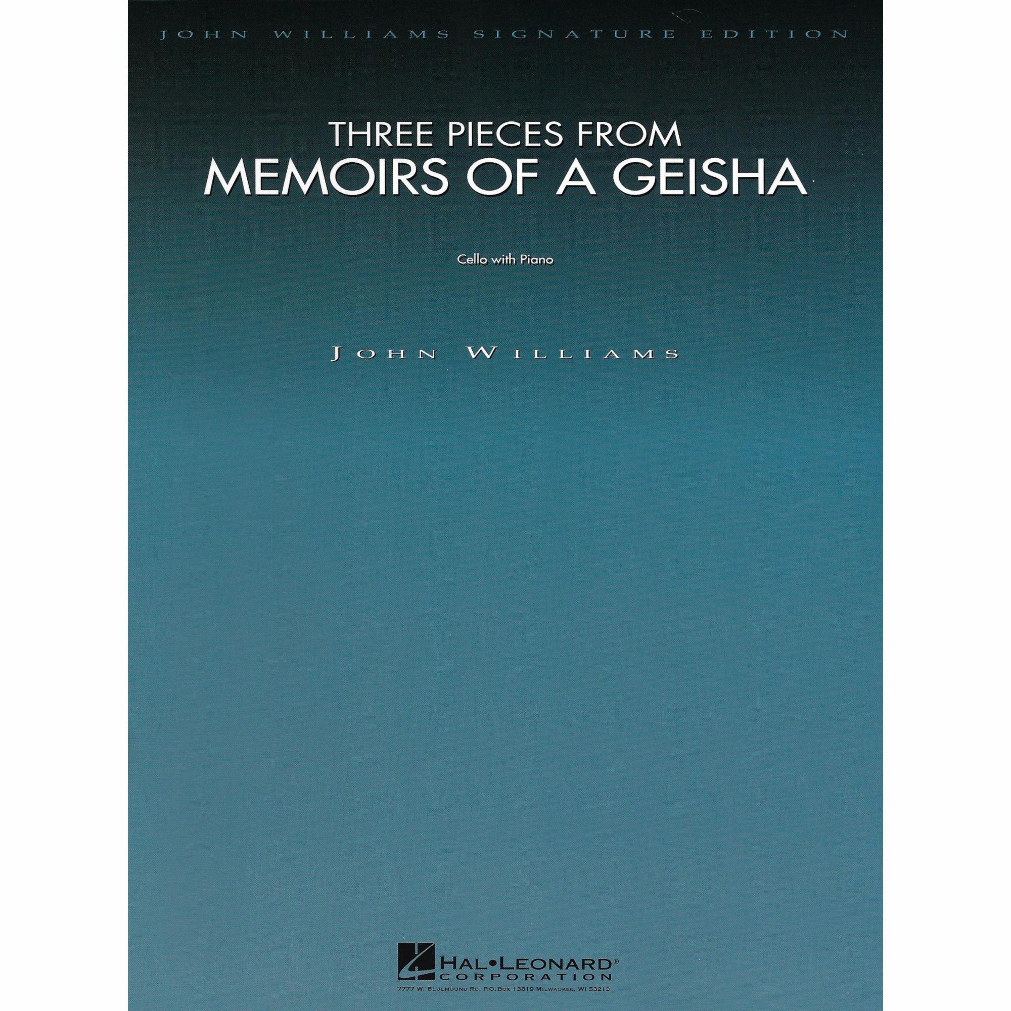 Three Pieces from Memoirs of a Geisha for Cello and Piano
