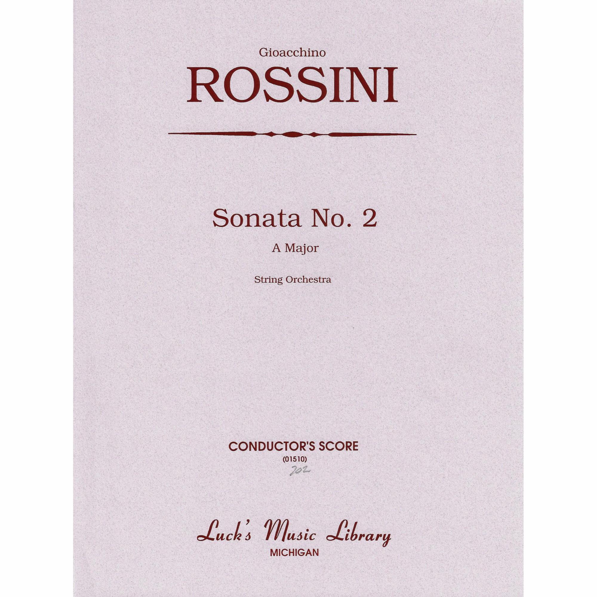 Rossini -- Sonata No. 2 in A Major for String Orchestra