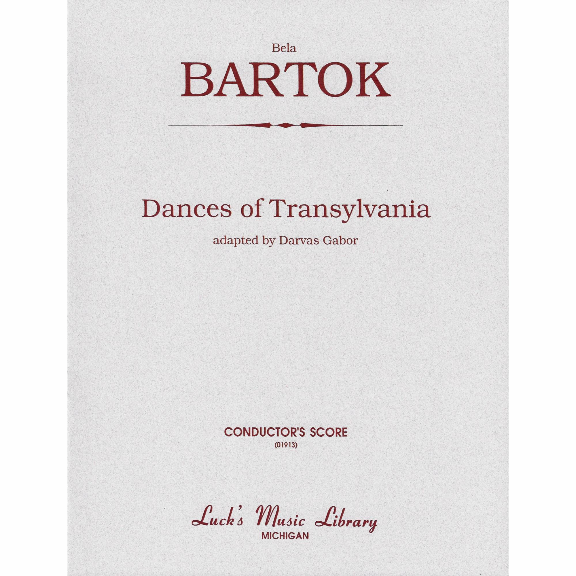 Bartok -- Dances of Transylvania for String Orchestra