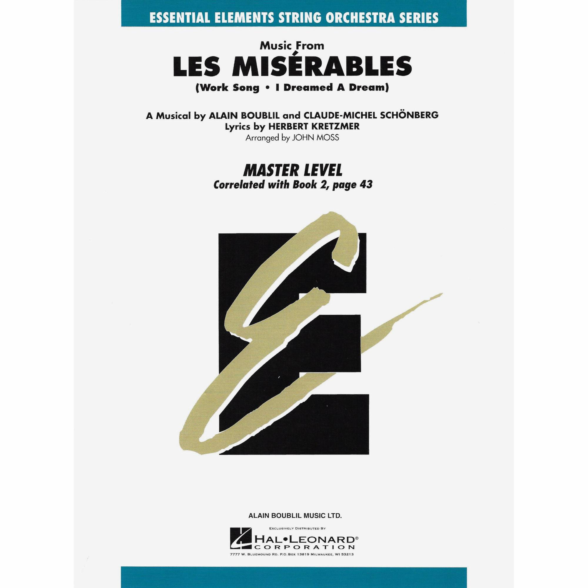 Music from Les Miserables for String Orchestra