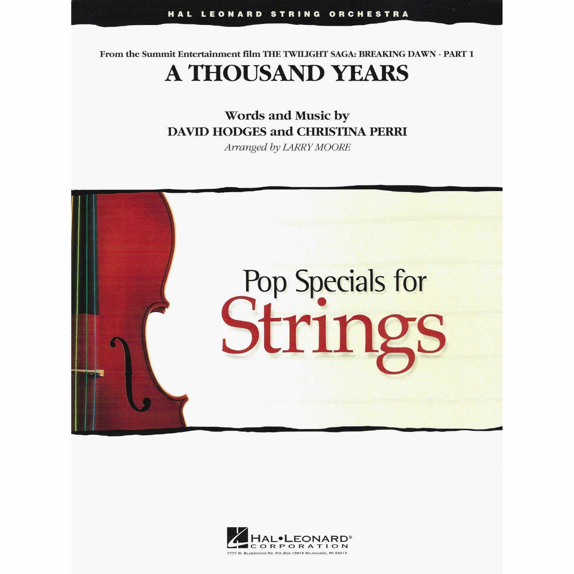 A Thousand Years for String Orchestra