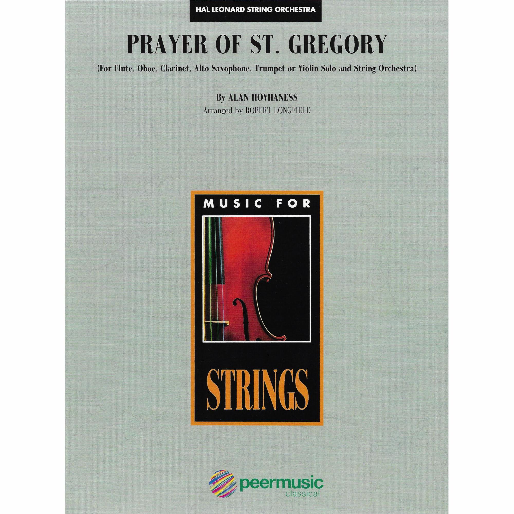 Hovhaness -- Prayer of St. Gregory for Solo Instrument and String Orchestra