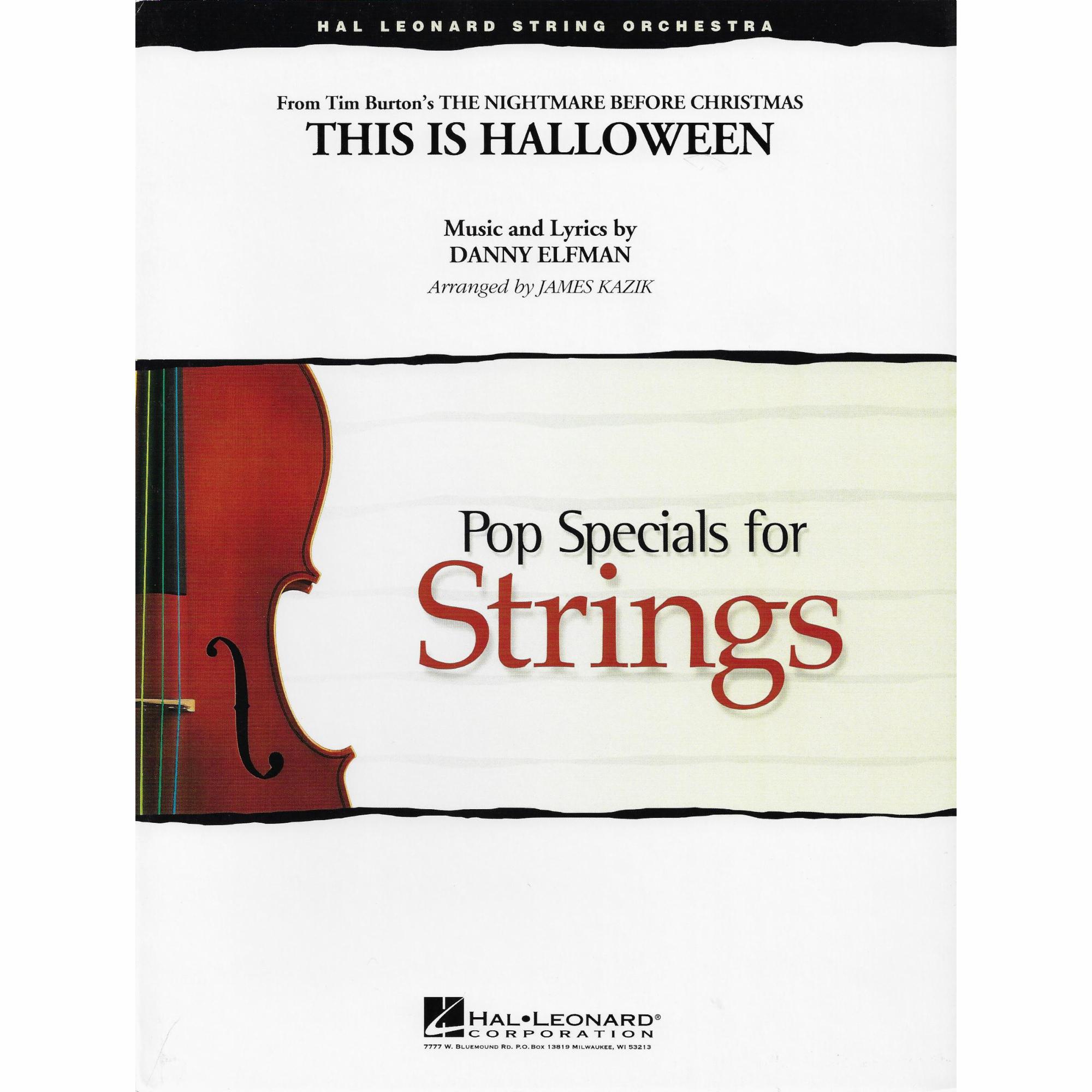 This Is Halloween from The Nightmare Before Christmas for String Orchestra