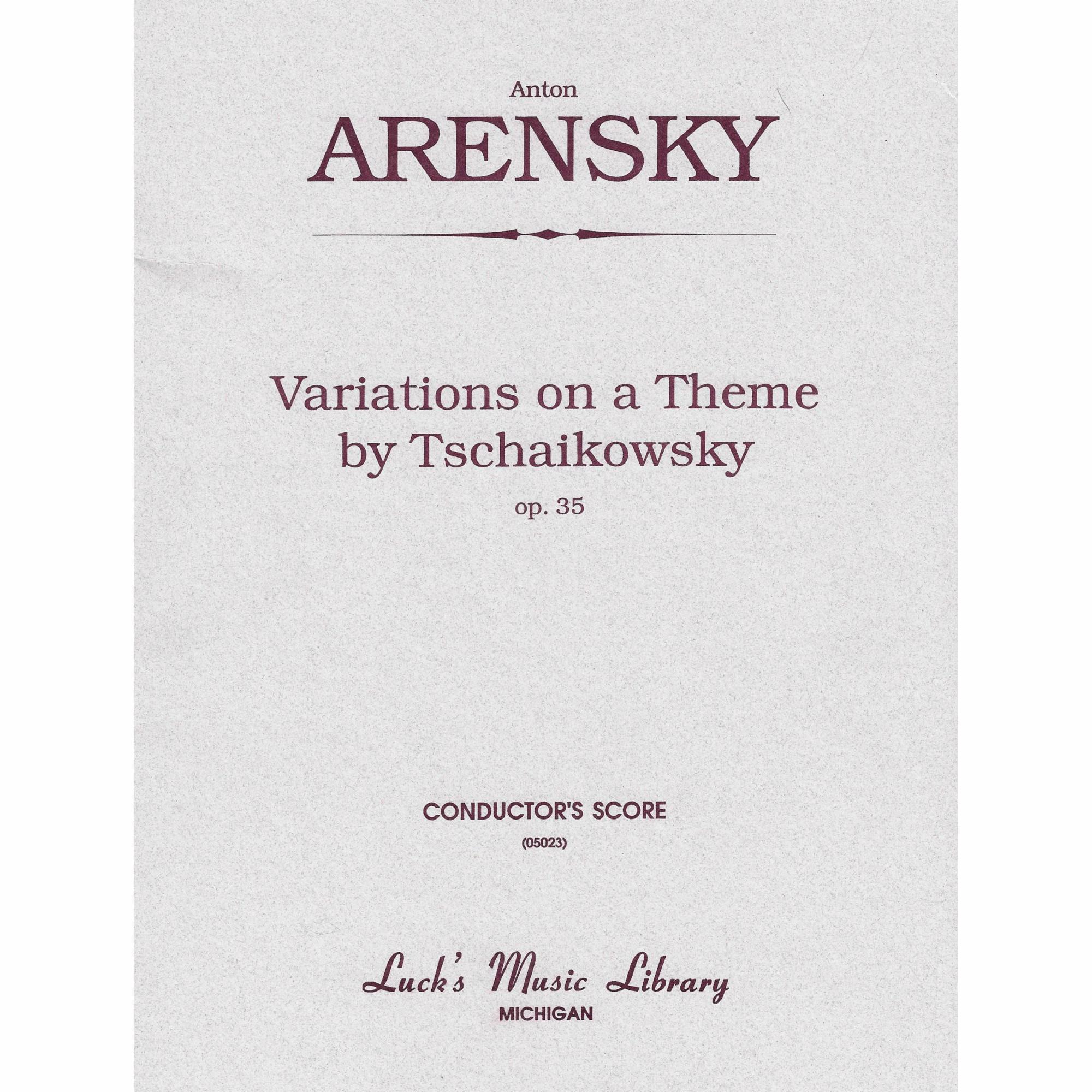 Arensky -- Variations on a Theme by Tchaikovsky, Op. 35a for String Orchestra