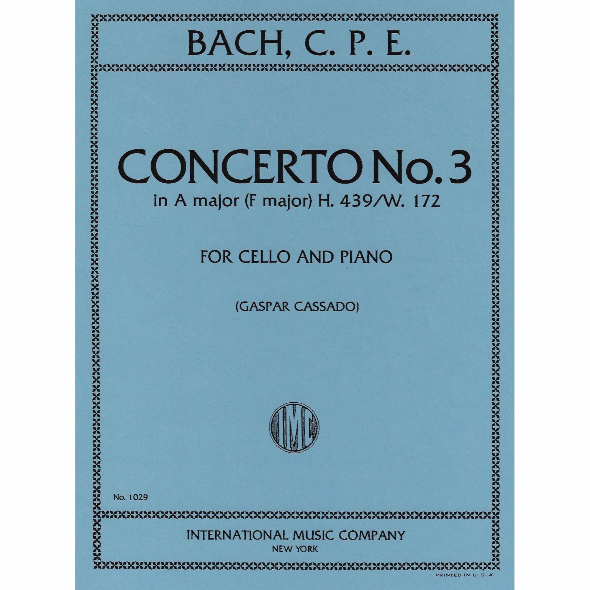 Cello Concerto in F Major