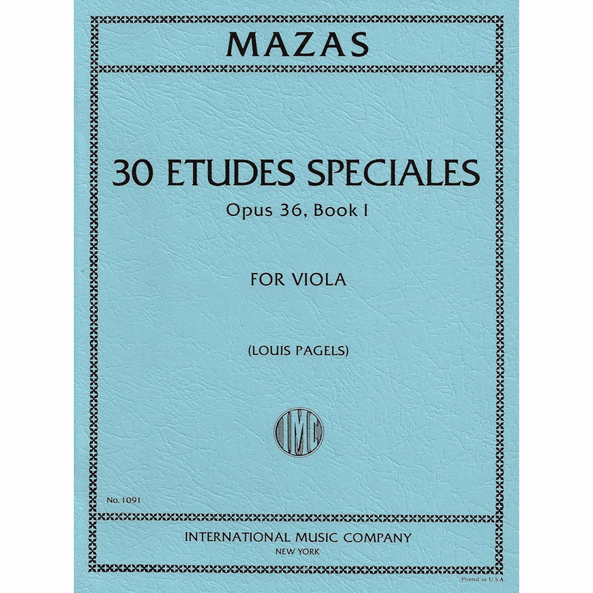 Mazas Etudes Speciales and Brillantes, Op. 36, Books 12 for Viola Southwest Strings