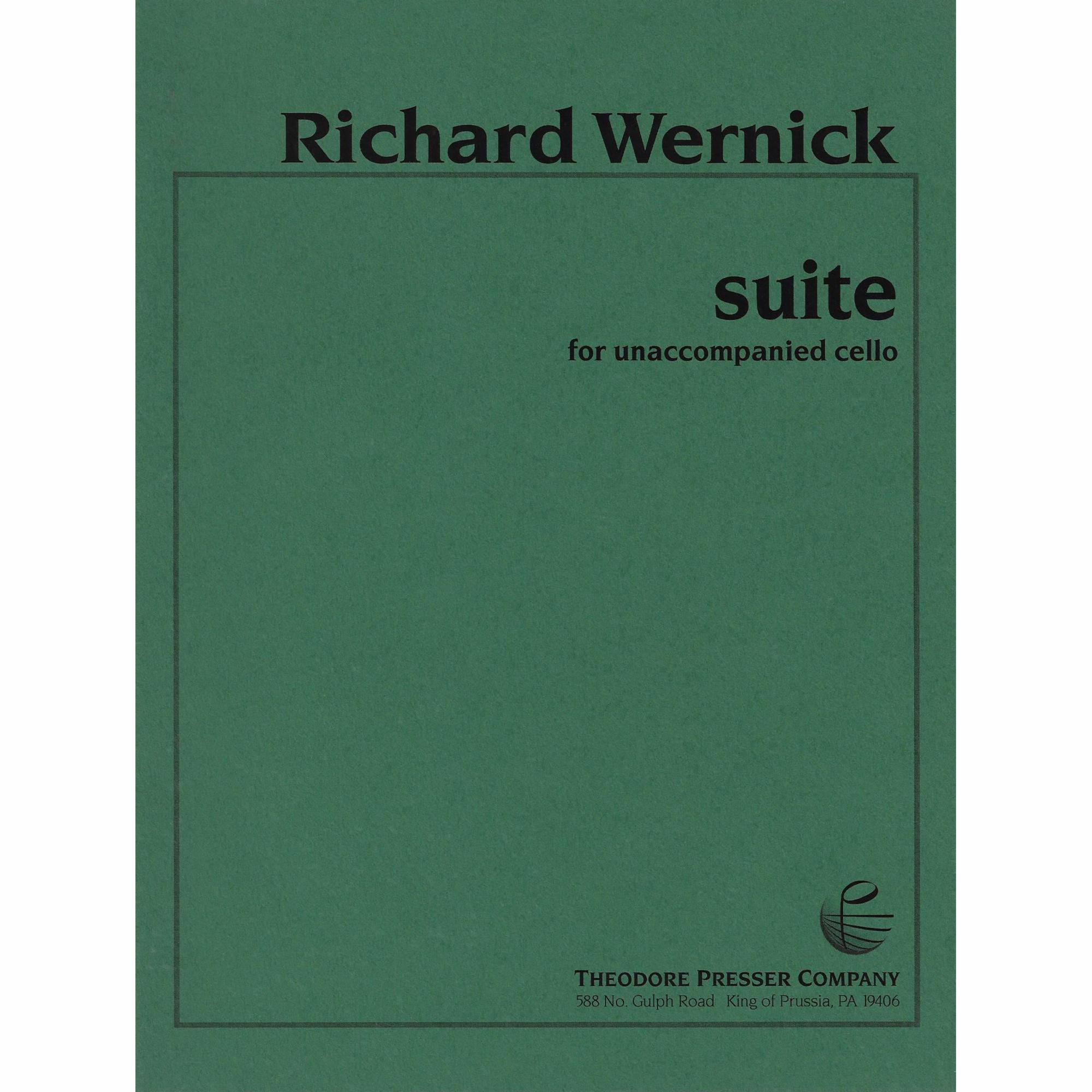 Wernick -- Suite for Solo Cello