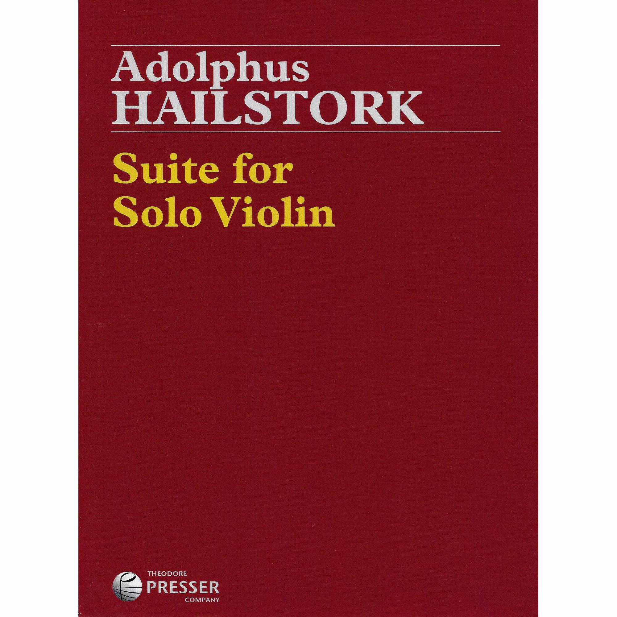 Hailstork -- Suite for Solo Violin
