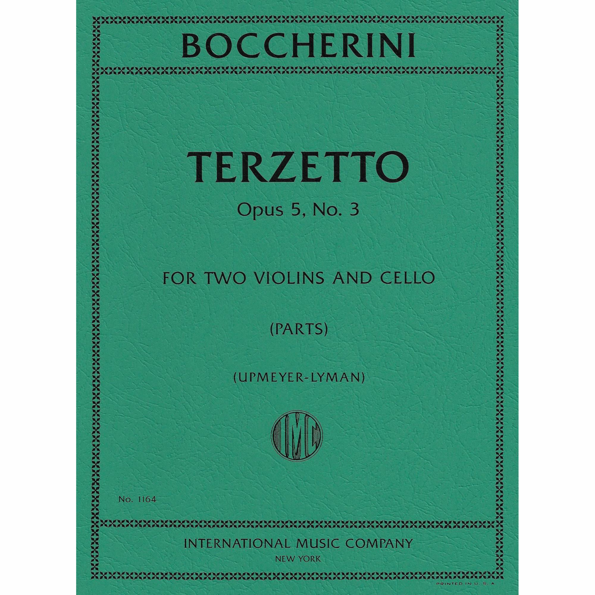 Boccherini -- Terzetto, Op. 54, No. 3 for Two Violins and Cello
