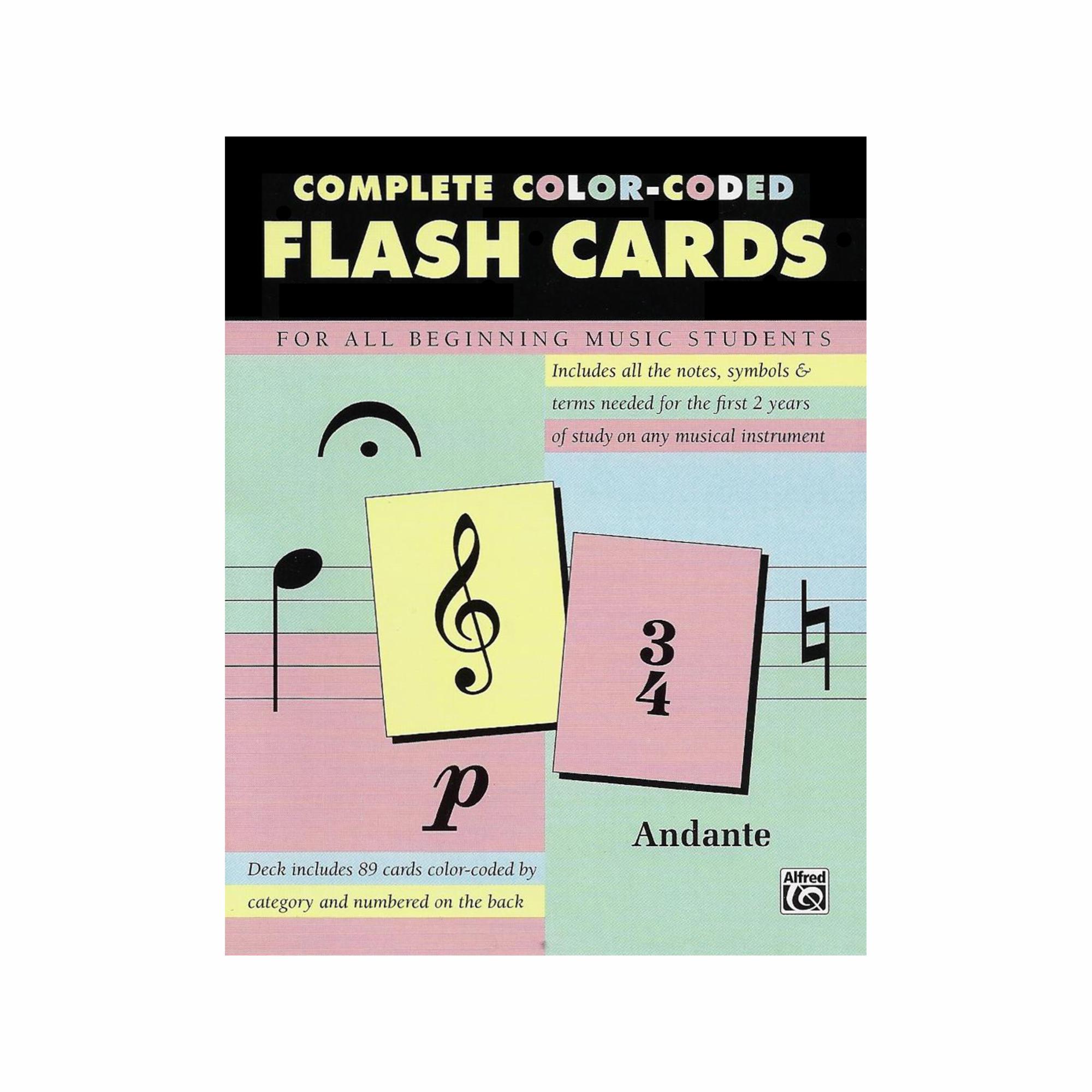 Flash Cards for All Beginning Music Students