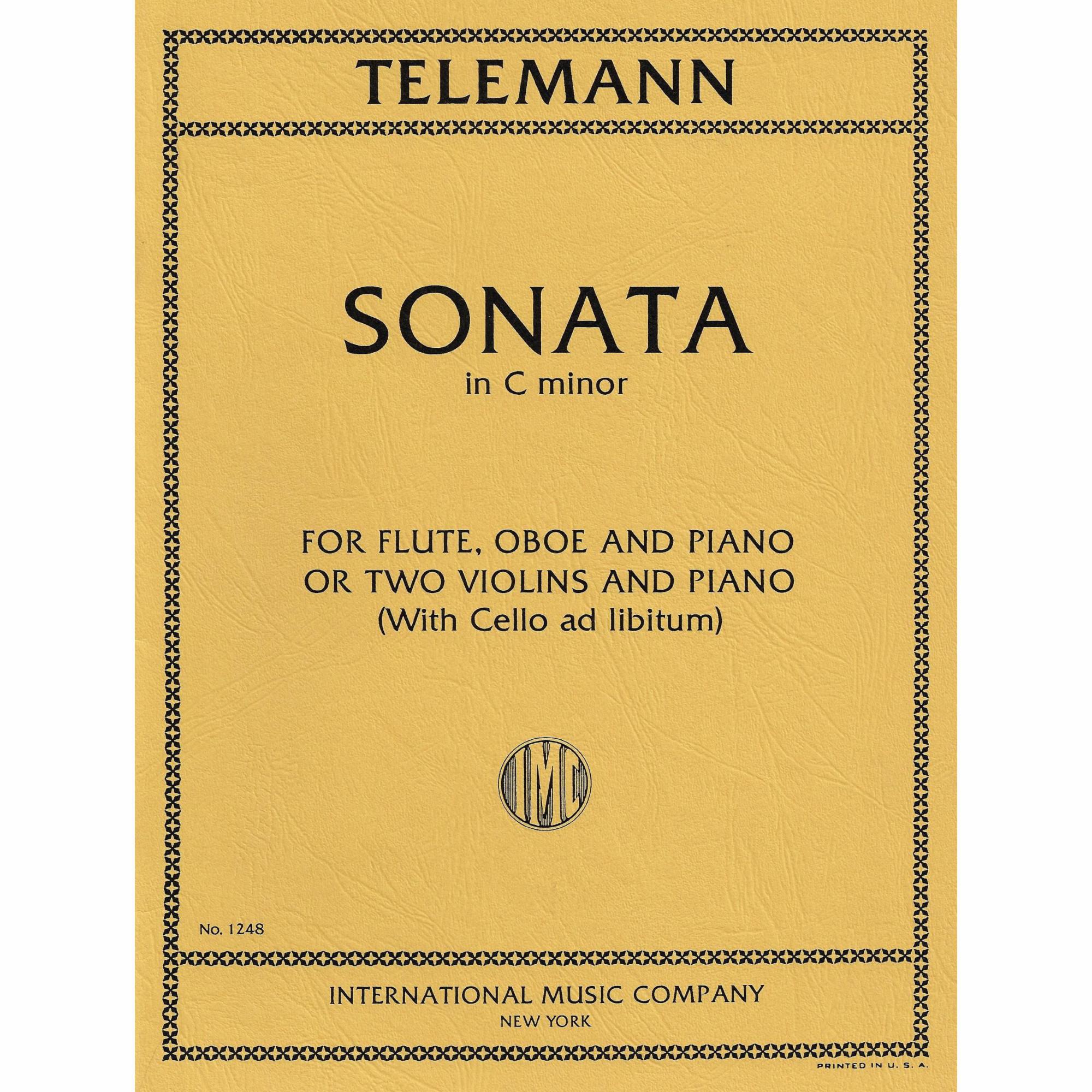 Telemann -- Sonata in C Minor for Two Violins and Piano